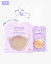 Kit Brasier Adhesivo + Cubre Pezón de Silicona (Talla PLUS) - Nipskin®