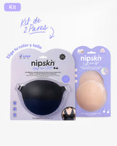 Kit Brasier Adhesivo + Copas Adhesivas en Silicona Para Levantar busto (Talla PLUS) - Nipskin®