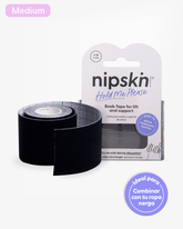 Cinta Adhesiva Para Levantar el Busto, Boob Tape Negra - Nipskin®