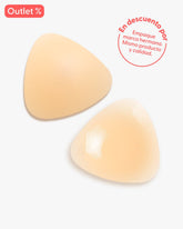 Cubrepezón triangular Nipskin tono Vainilla, presentación Leluskin