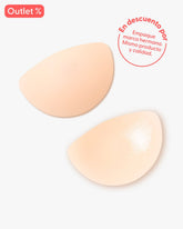 Cubrepezón Luna para senos pequeños tono Chantilly, presentación Leluskin