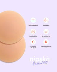 Cubre pezones Circular de Silicona Reutilizable, Nipskin® - Bare it All Nipple Covers