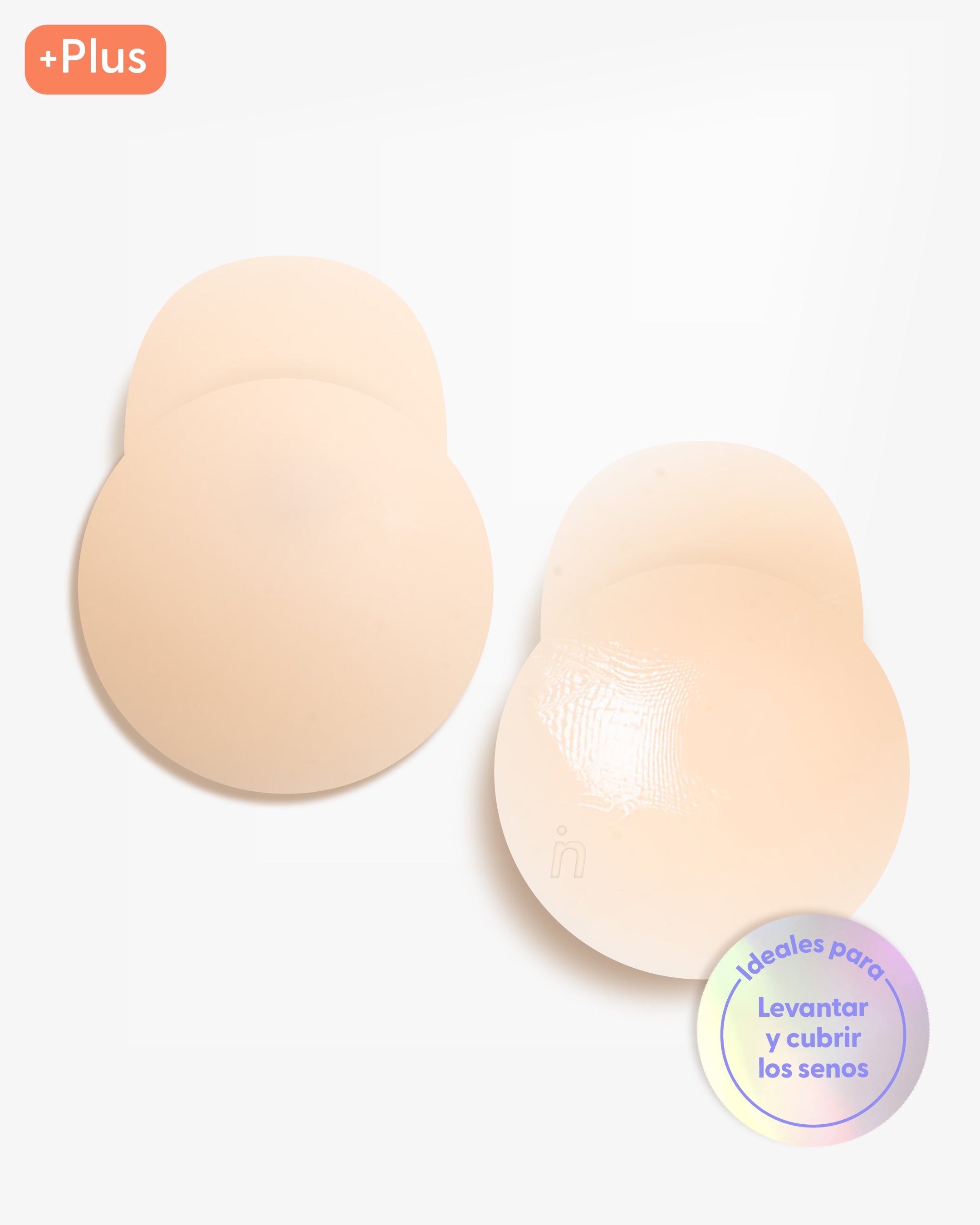 Kit Brasier Adhesivo + Copas Adhesivas en Silicona (Talla PLUS) - Nipskin®
