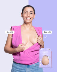 Kit Brasier Adhesivo + Copas Adhesivas en Silicona Para Levantar busto (Talla M) - Nipskin®