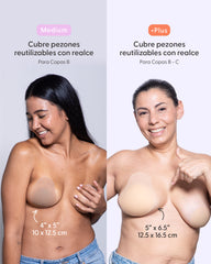 Kit Brasier Adhesivo + Copas Adhesivas en Silicona Para Levantar busto (Talla M) - Nipskin®