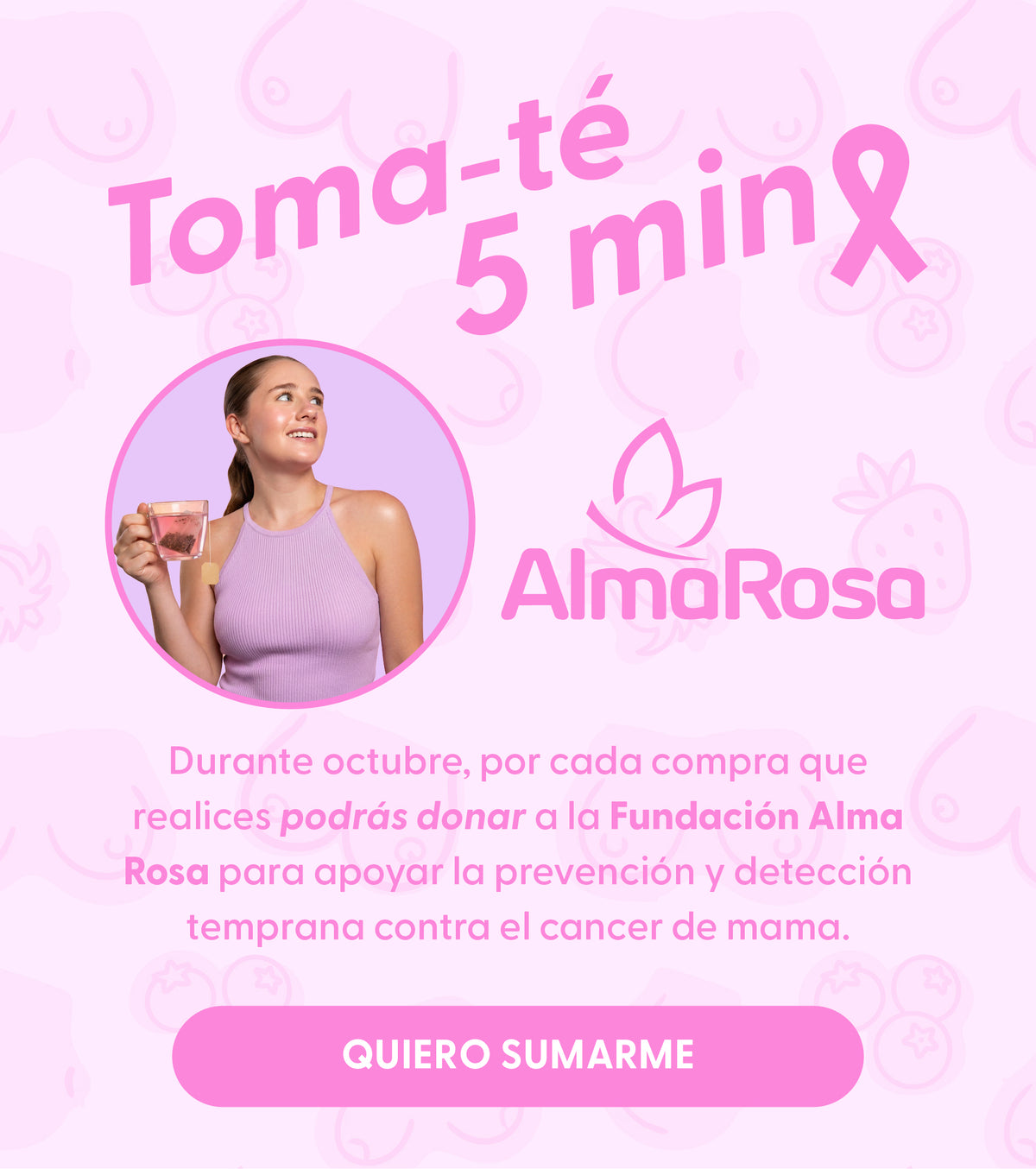Donación para apoyar la detección temprana del cáncer de mama