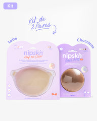 Kit Brasier Adhesivo + Cubre Pezón de Silicona (Talla PLUS) - Nipskin®