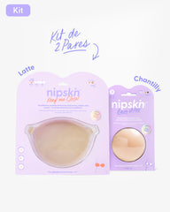 Kit Brasier Adhesivo + Cubre Pezón de Silicona (Talla M) - Nipskin®