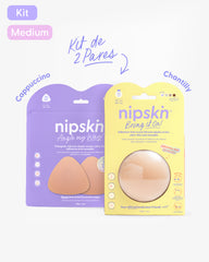 Kit Cubre pezones  Sin Adhesivo + Triangular | Nipskin®