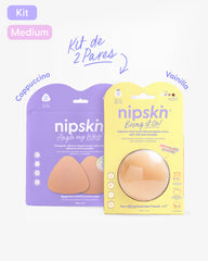 Kit Cubre pezones  Sin Adhesivo + Triangular | Nipskin®
