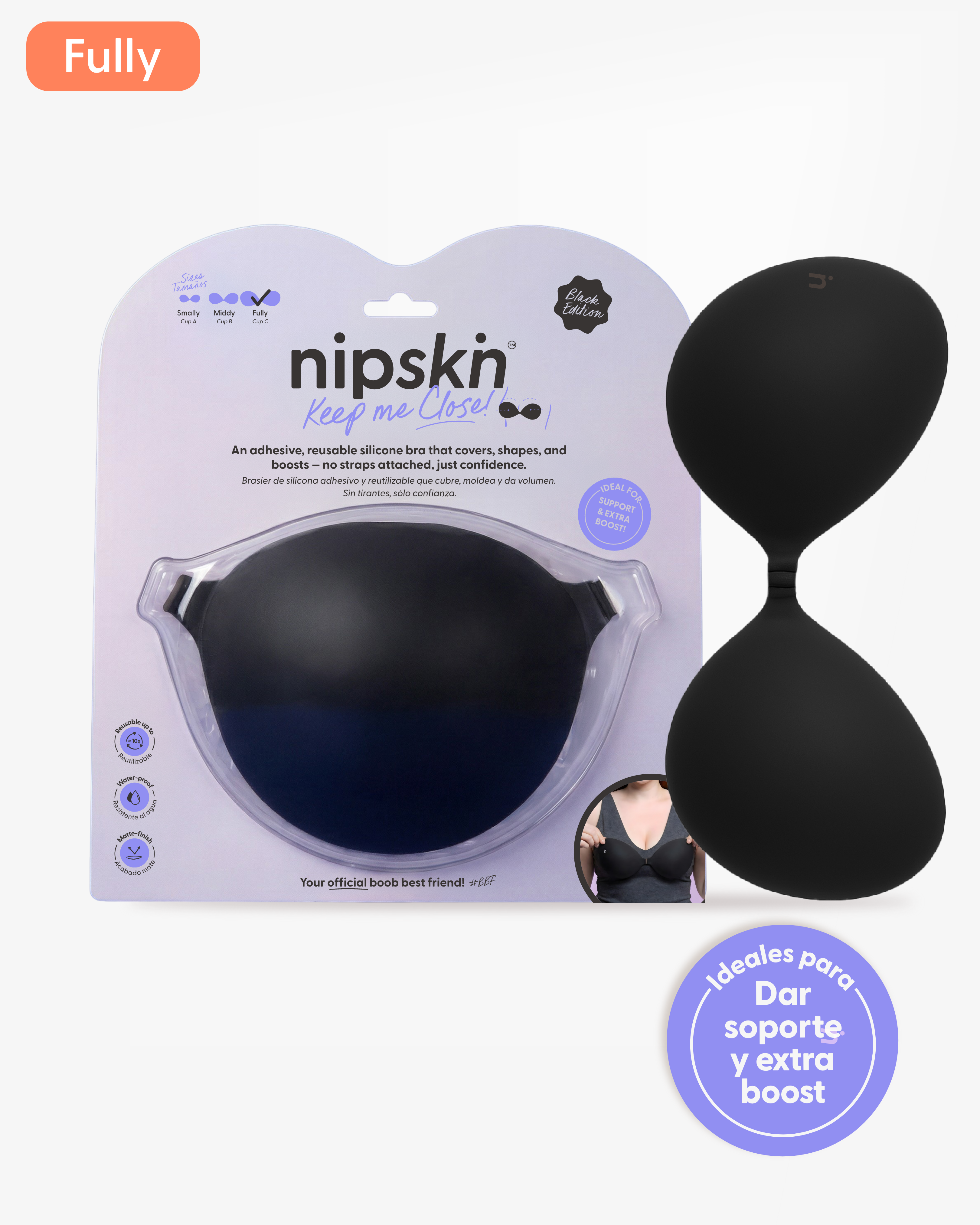 Brasier Invisible Adhesivo de Silicona, Keep Me Close - Nipskin®