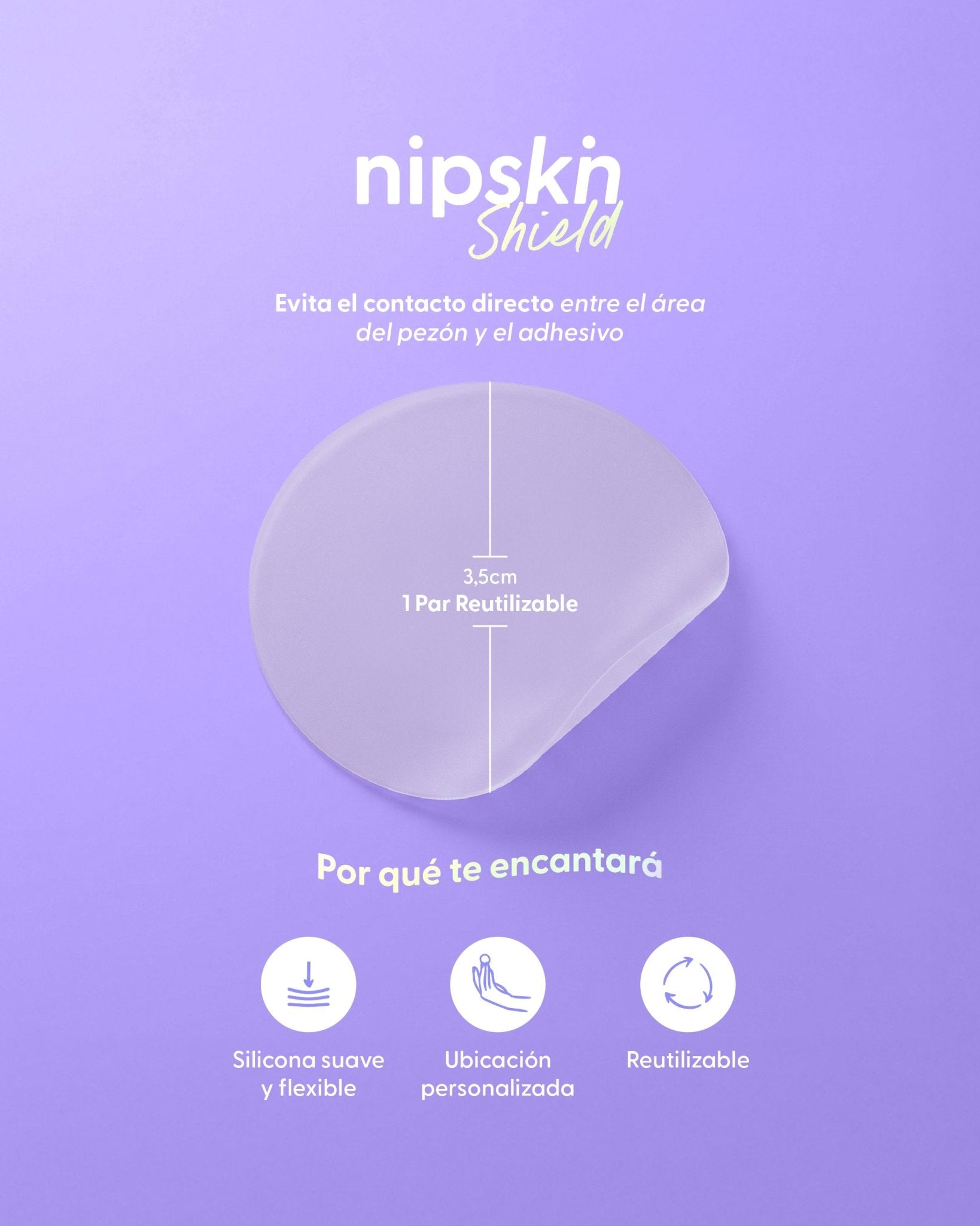 Aisladores de Adhesivo para pezones - Nipskin®