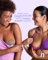 Bare it All Nipple Covers PLUS - Cubre Pezones Circulares de Silicona Reutilizables - Nipskin