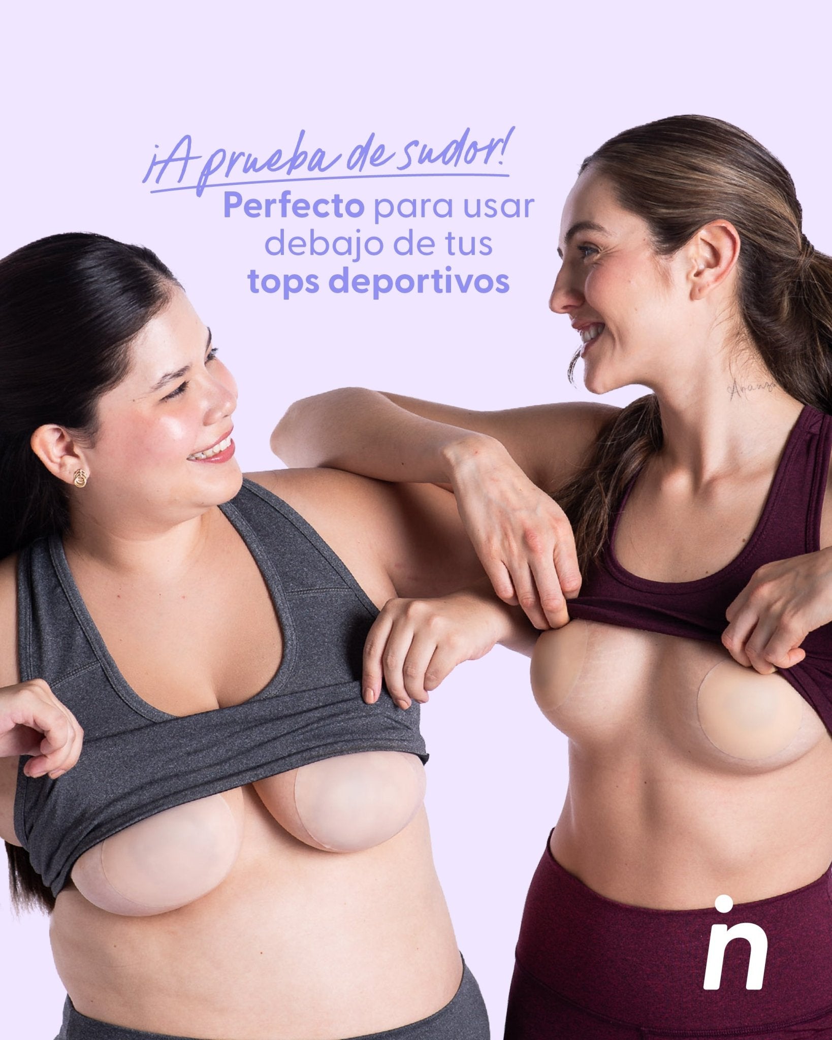 Bare it All Nipple Covers PLUS - Cubre Pezones Circulares de Silicona Reutilizables - Nipskin