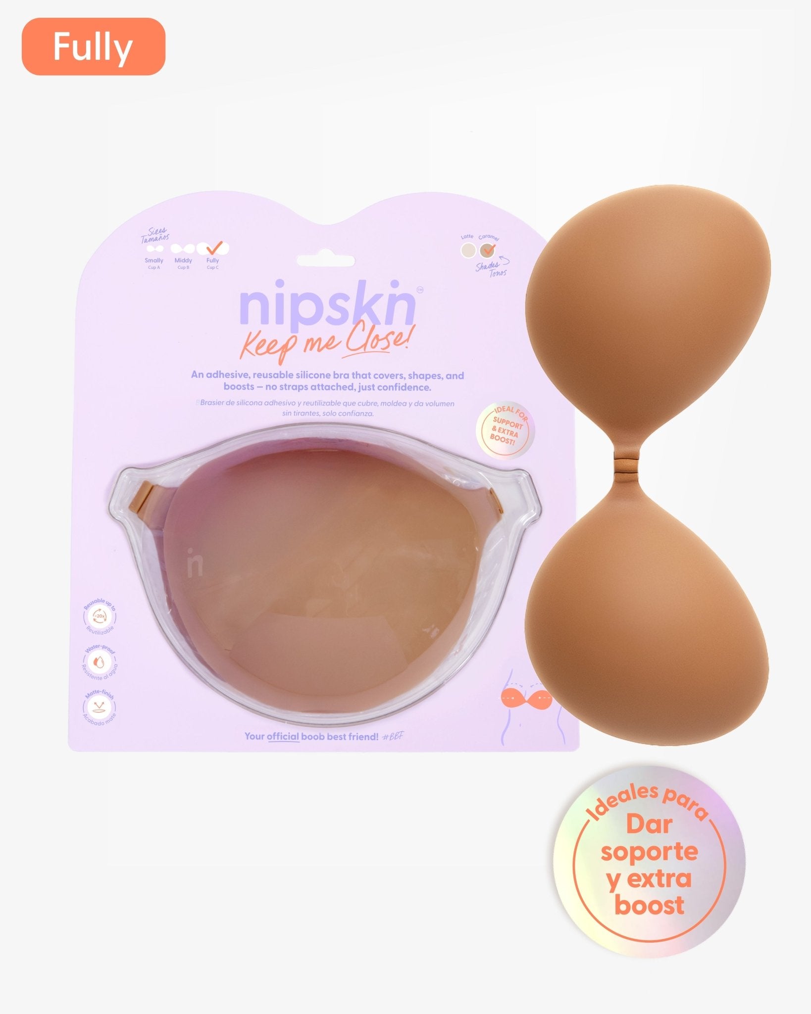 Brasier Invisible Adhesivo de Silicona, Keep Me Close - Nipskin®