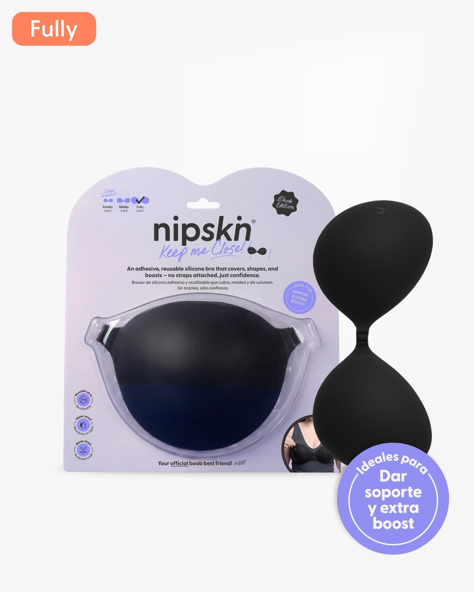 Brasier Invisible Adhesivo de Silicona, Keep Me Close - Nipskin®