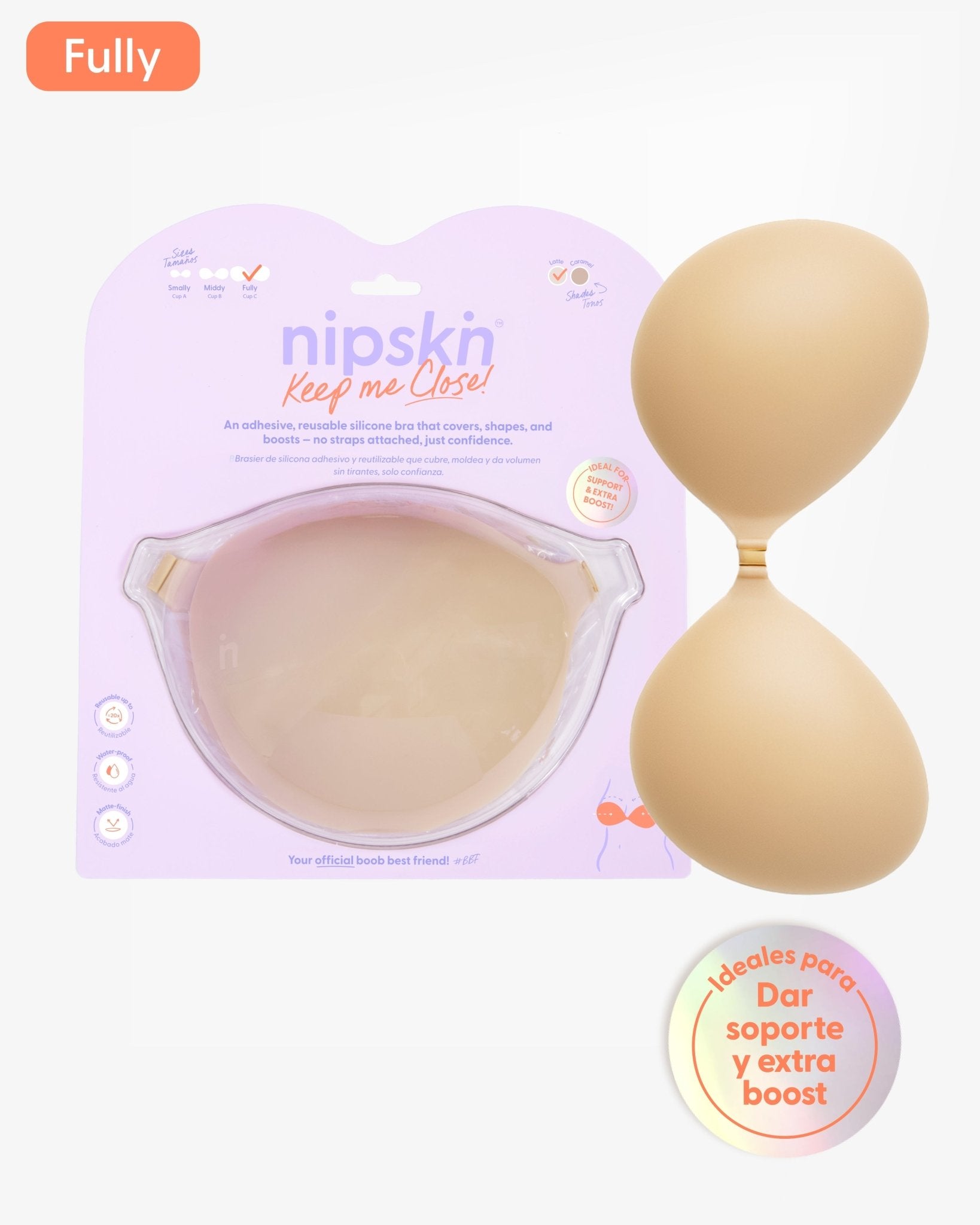 Brasier Invisible Adhesivo de Silicona, Keep Me Close - Nipskin®