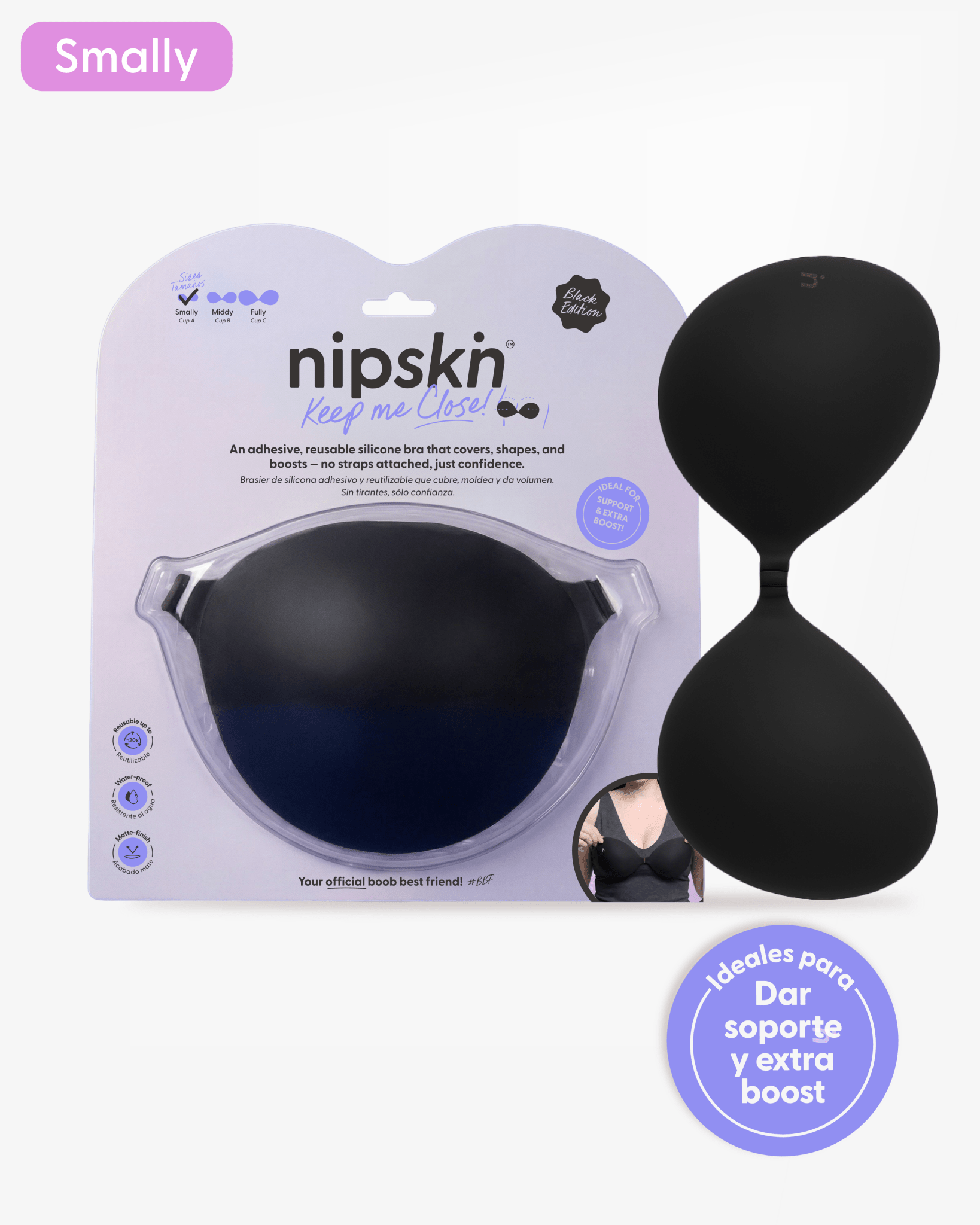 Brasier Invisible Adhesivo de Silicona, Keep Me Close - Nipskin®
