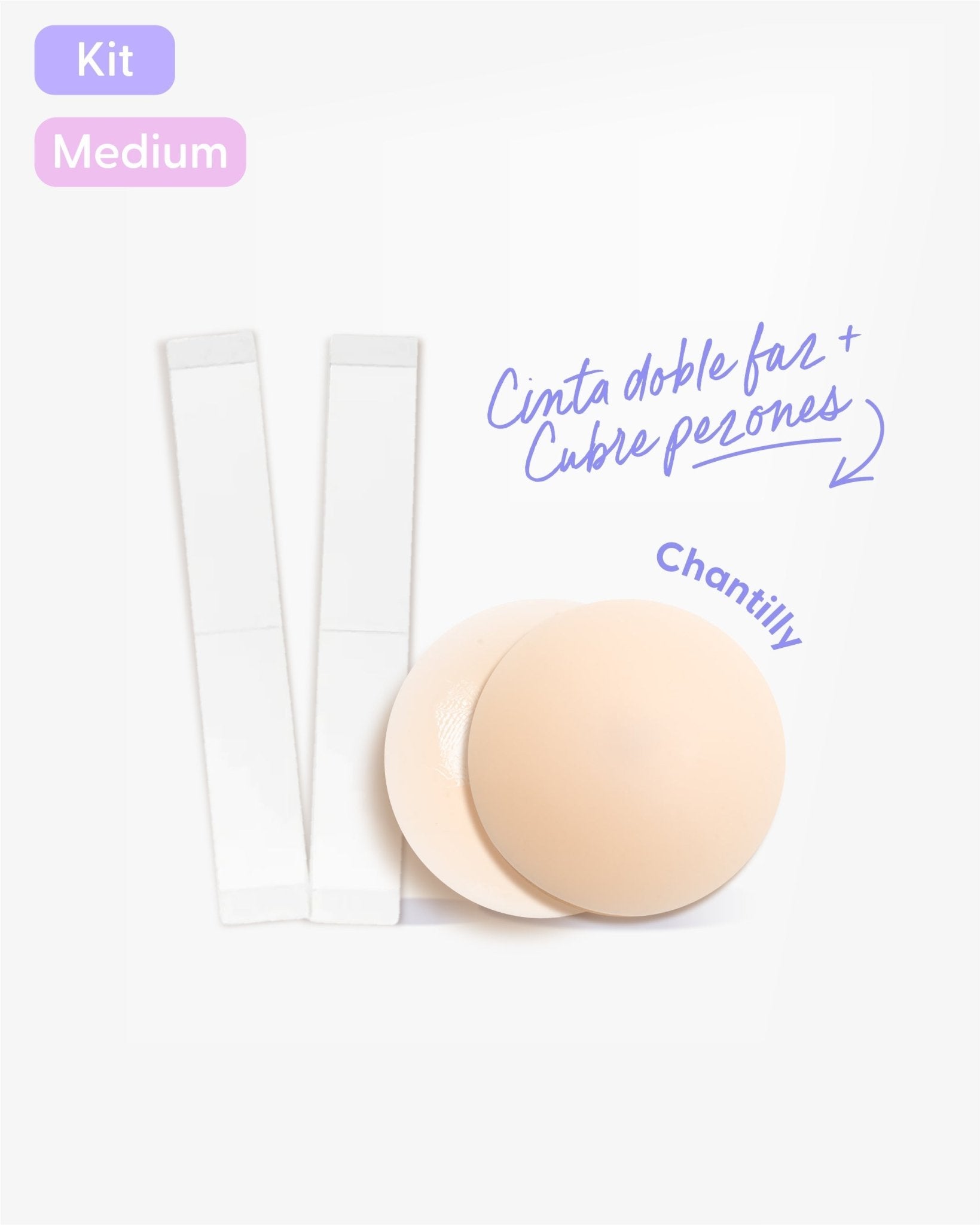 Cinta Doble Faz más Cubre pezón - Nipskin®