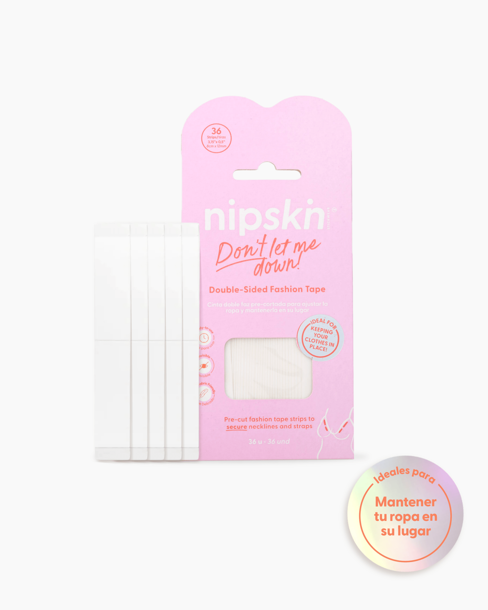 Cinta Doble faz para Ropa, Fashion Tape - Nipskin®