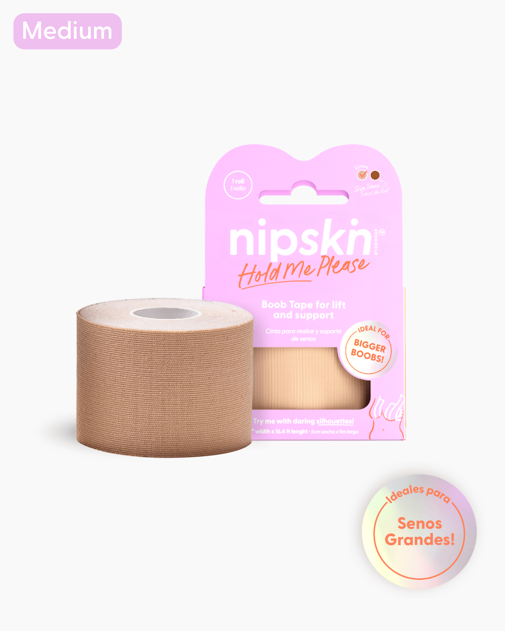 Cinta Levanta Busto - Boob Tape (No apto para pieles sensibles) - Nipskin®