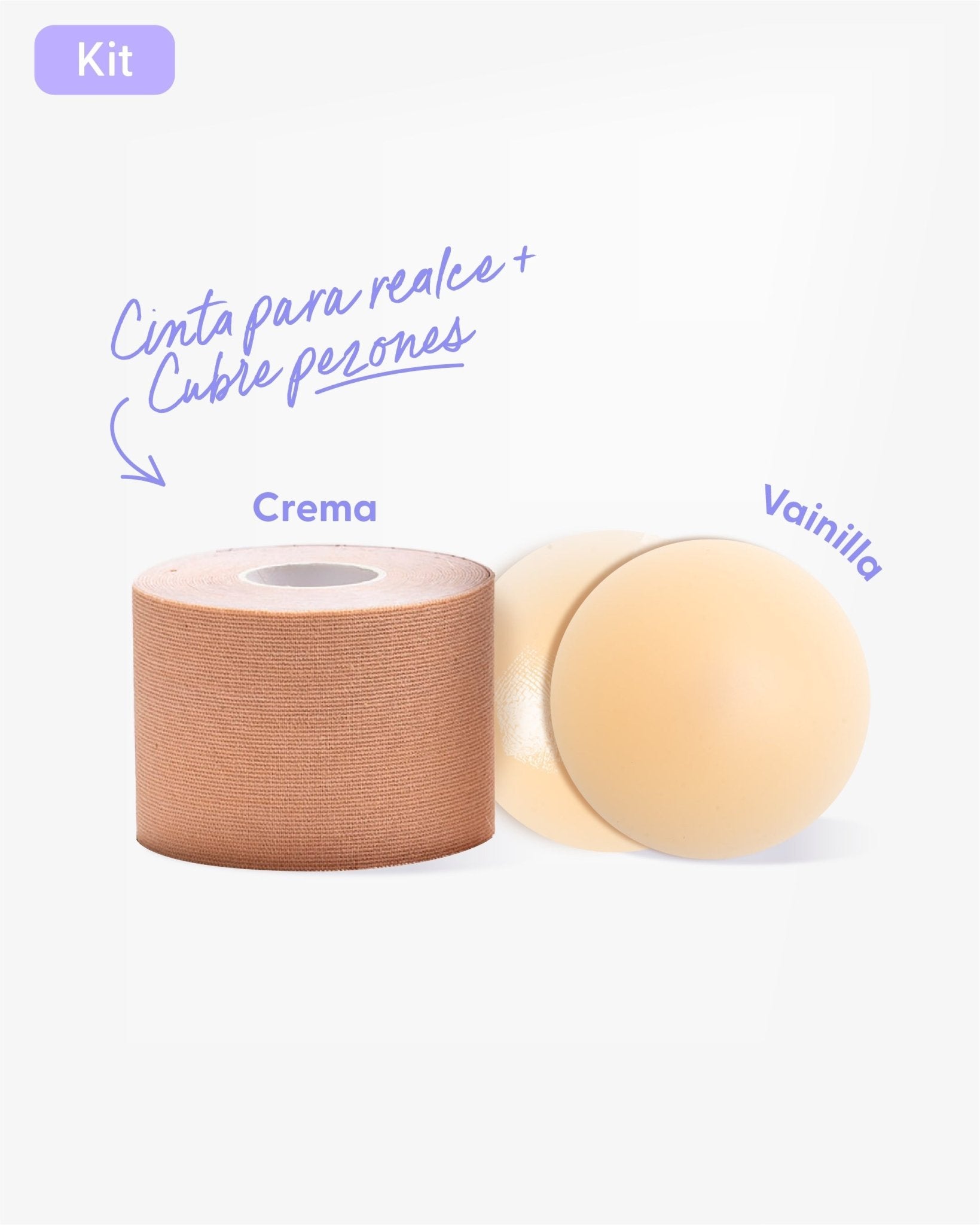 Cinta para Levantar el busto mas Cubre pezon - Nipskin®