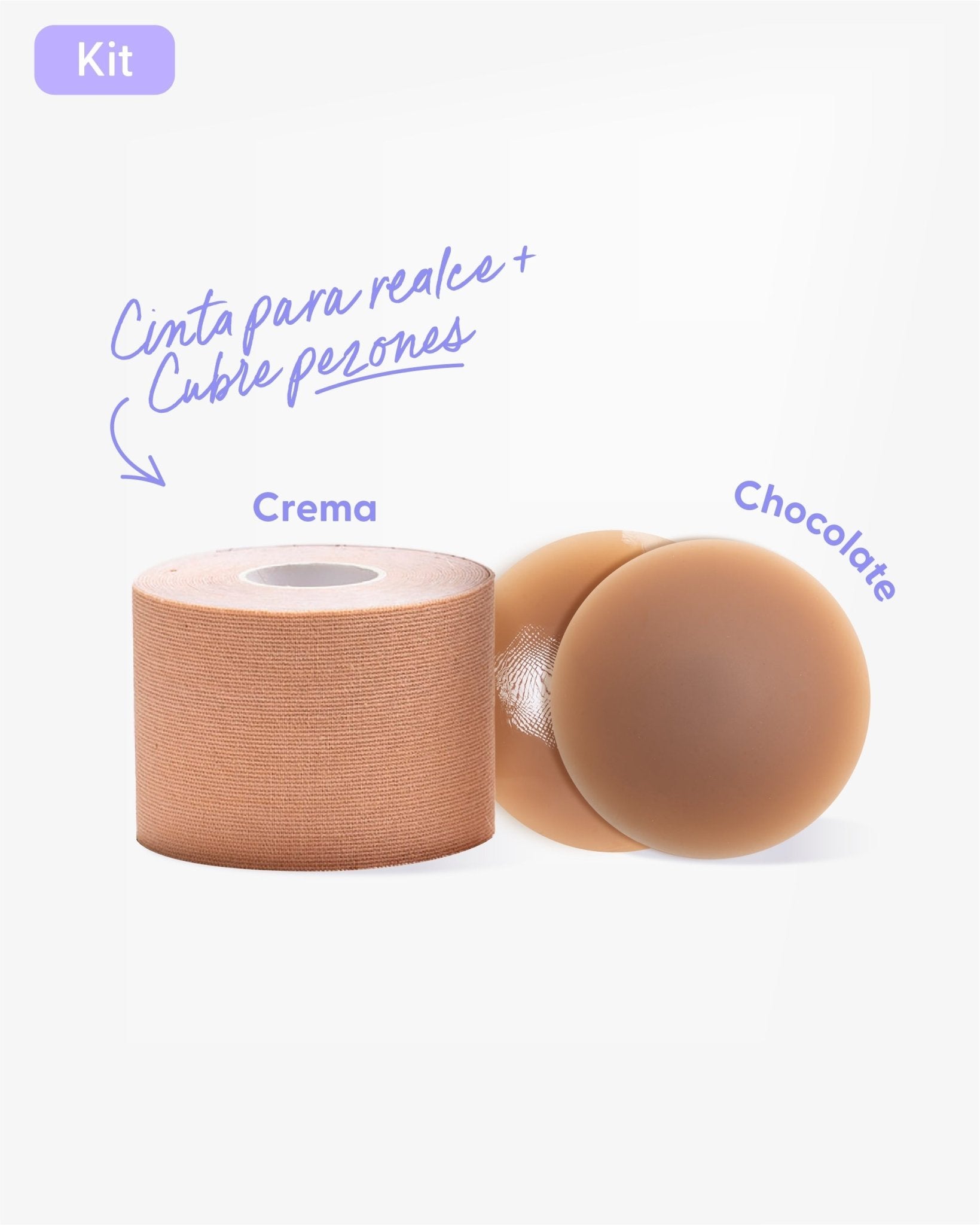 Cinta para Levantar el busto mas Cubre pezon - Nipskin®
