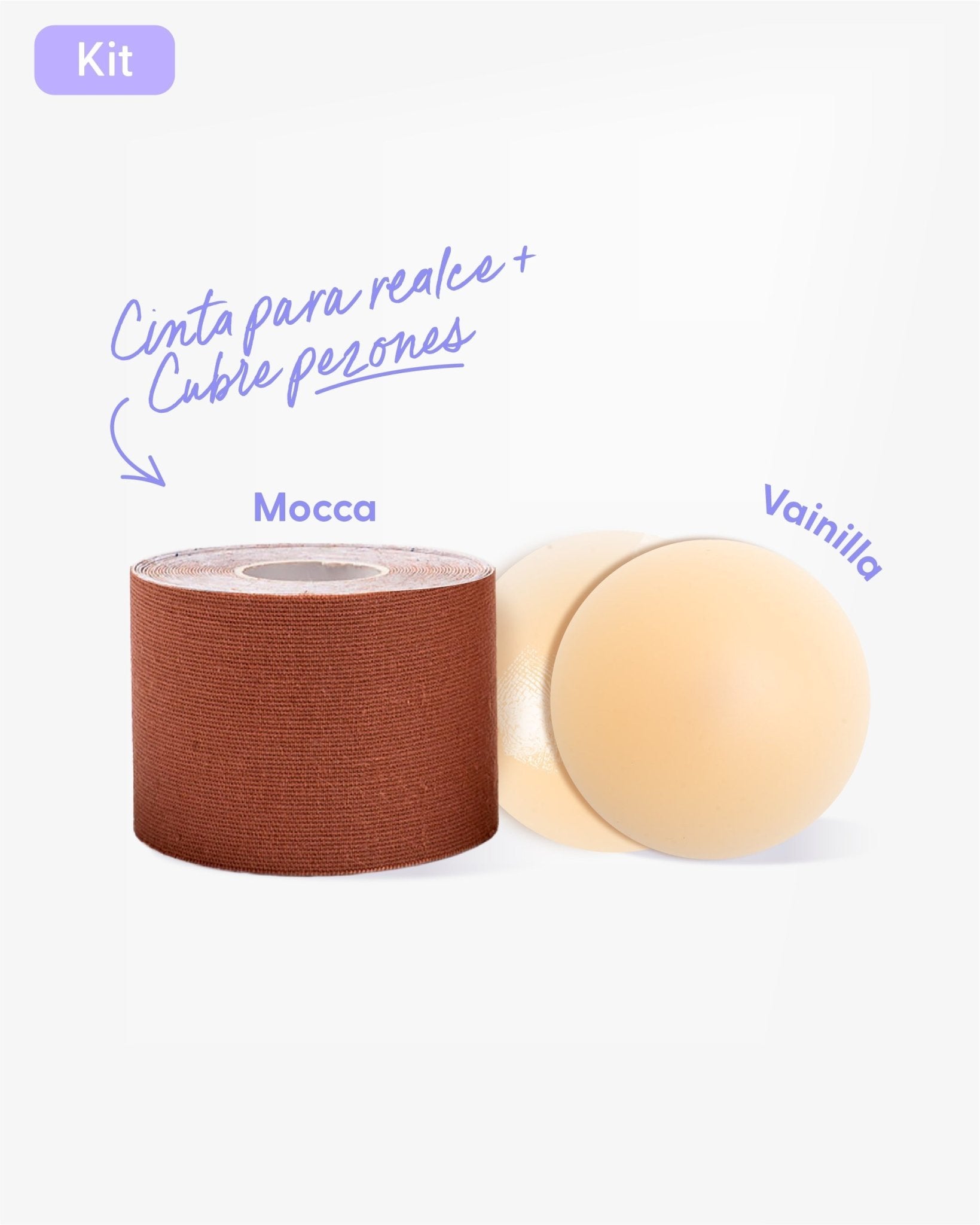 Cinta para Levantar el busto mas Cubre pezon - Nipskin®