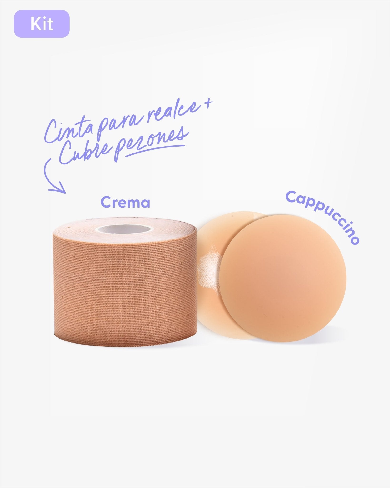 Cinta para Levantar el busto mas Cubre pezon - Nipskin®