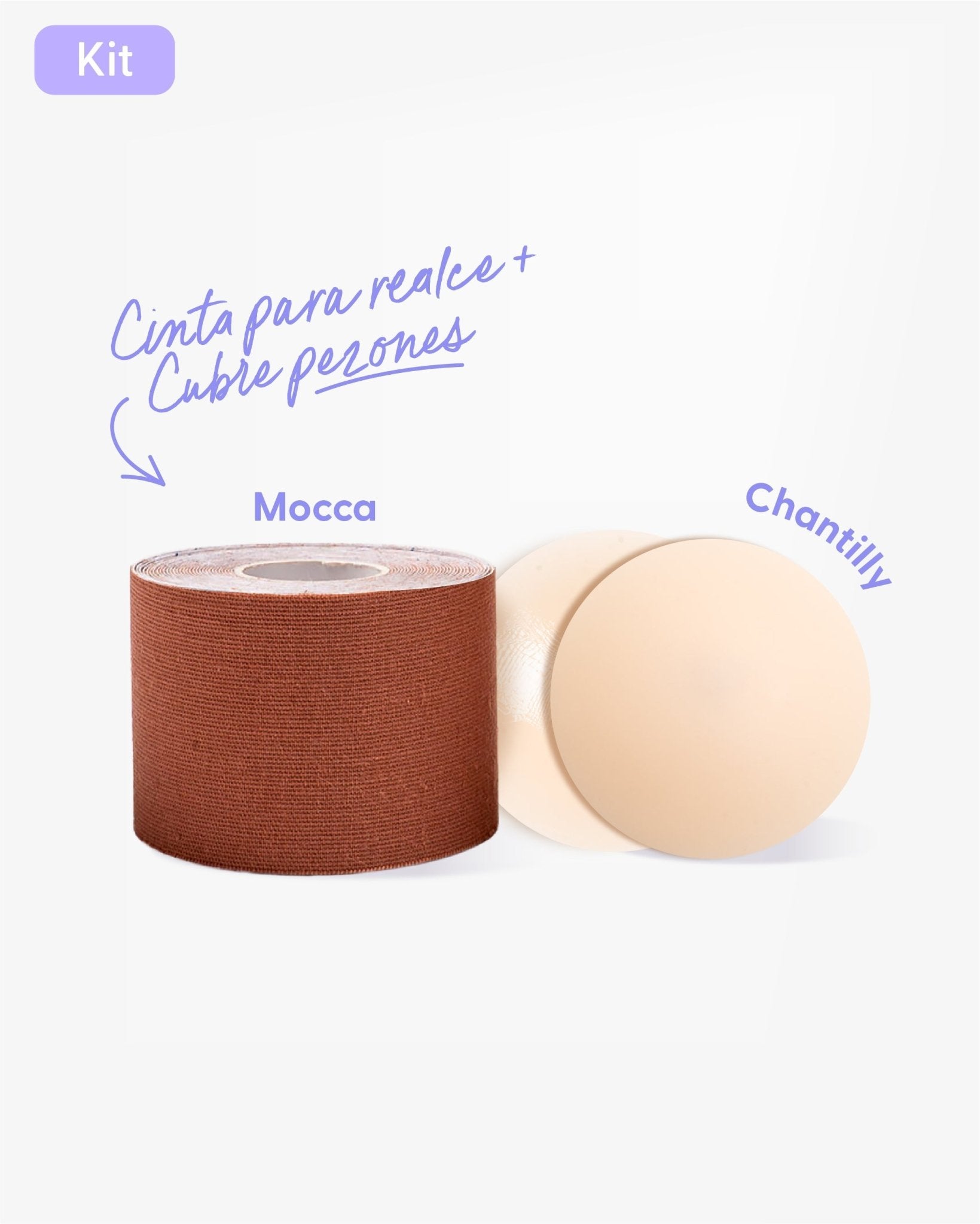 Cinta para Levantar el busto mas Cubre pezon - Nipskin®