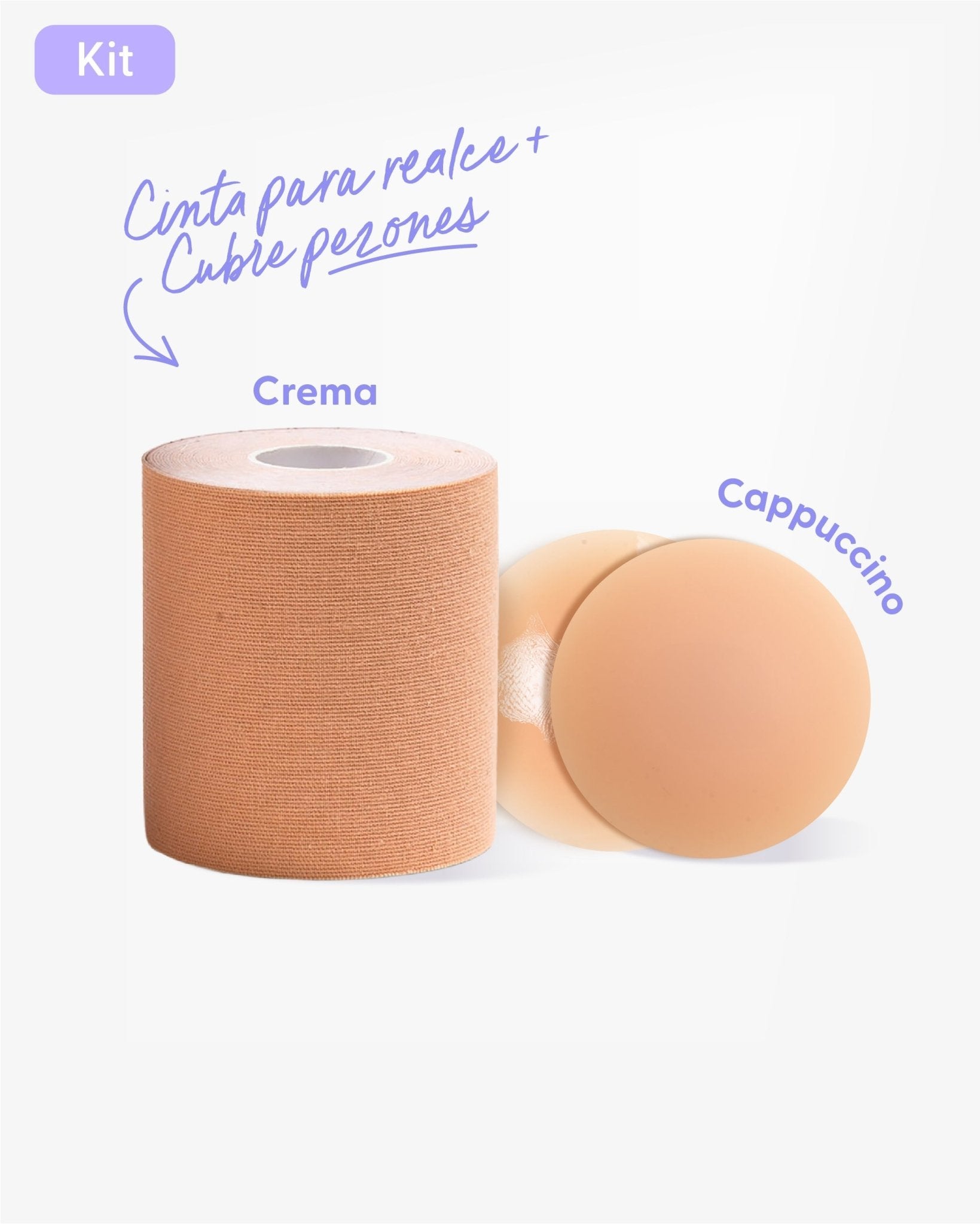 Cinta para Levantar el busto mas Cubre pezon PLUS - Nipskin®