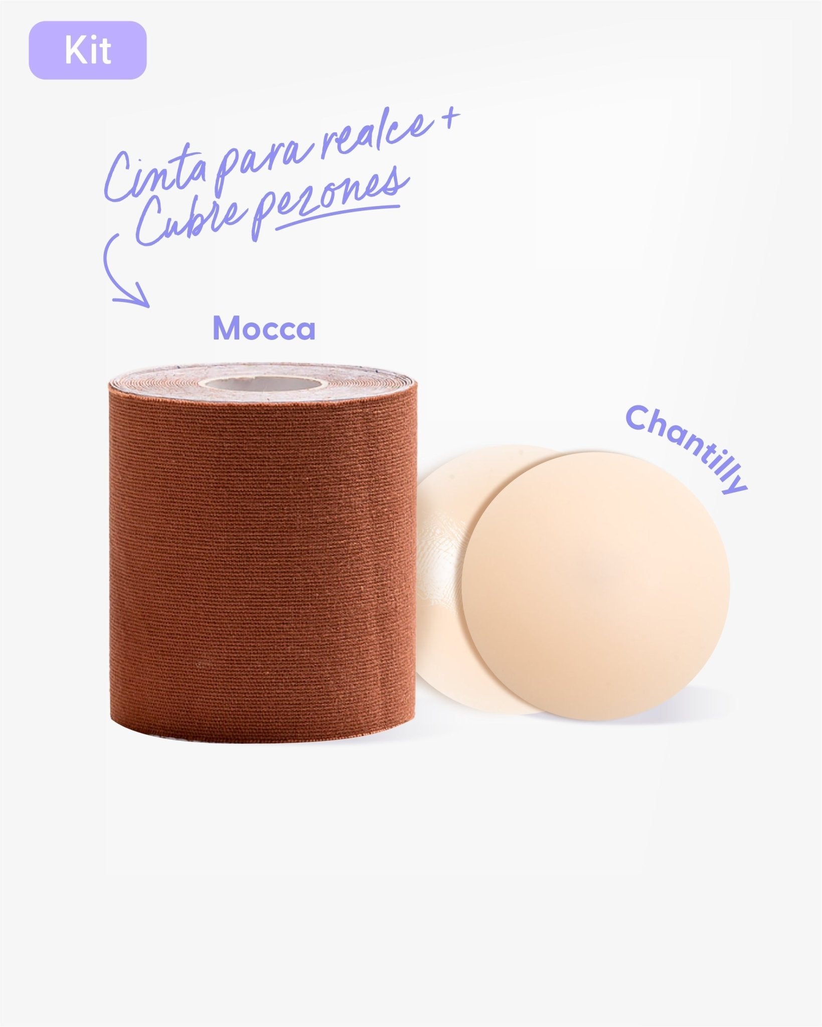 Cinta para Levantar el busto mas Cubre pezon PLUS - Nipskin®