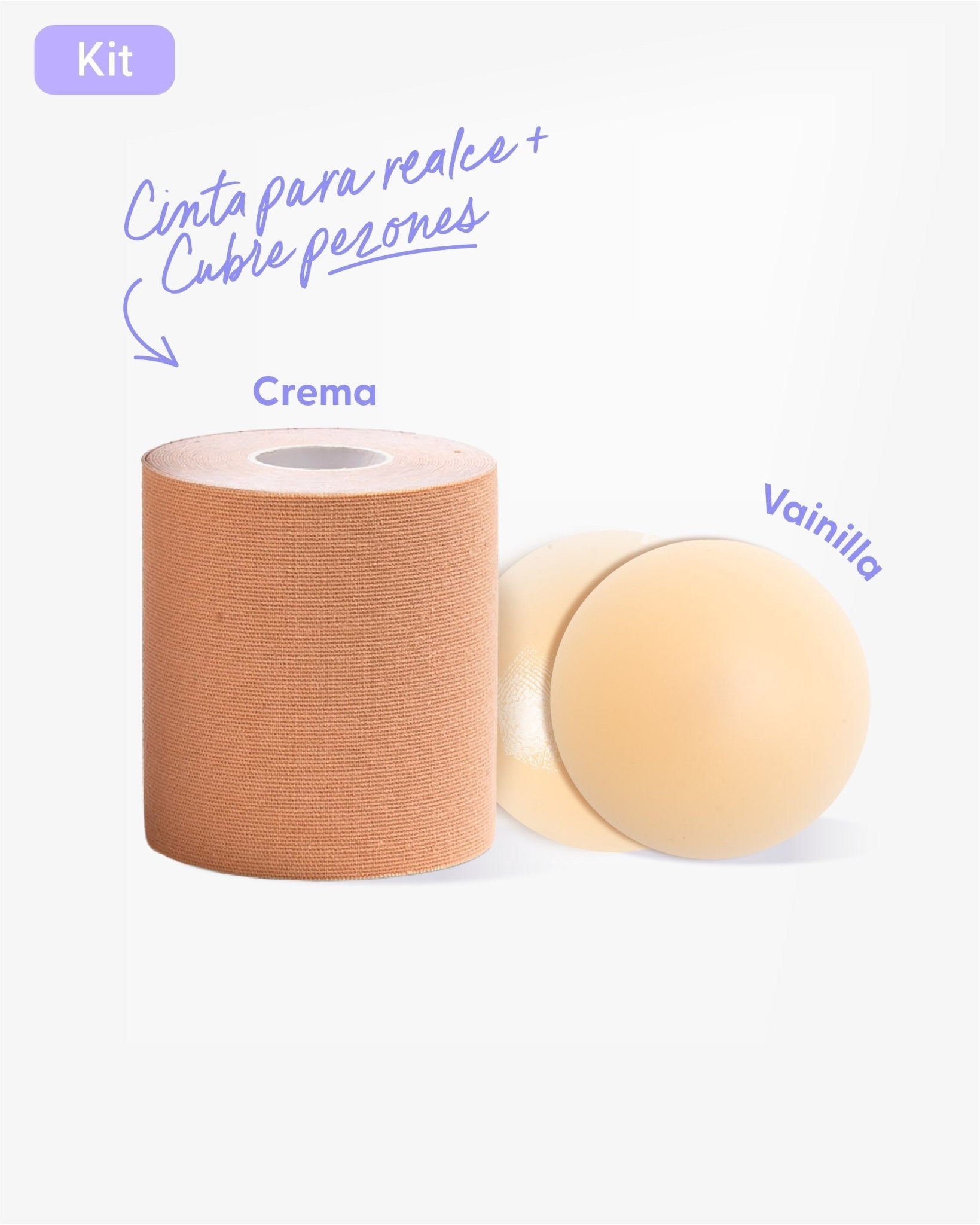 Cinta para Levantar el busto mas Cubre pezon PLUS - Nipskin®