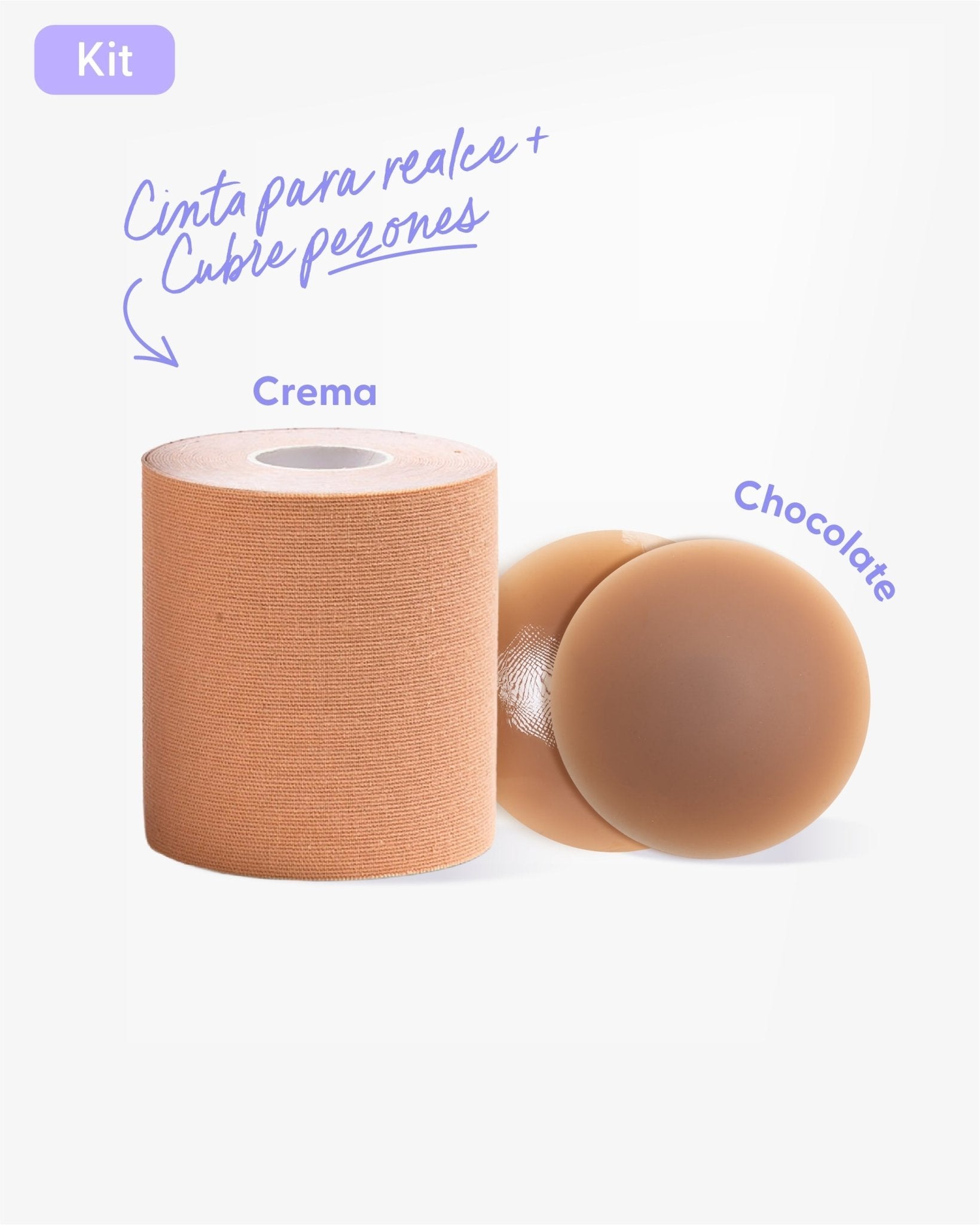 Cinta para Levantar el busto mas Cubre pezon PLUS - Nipskin®