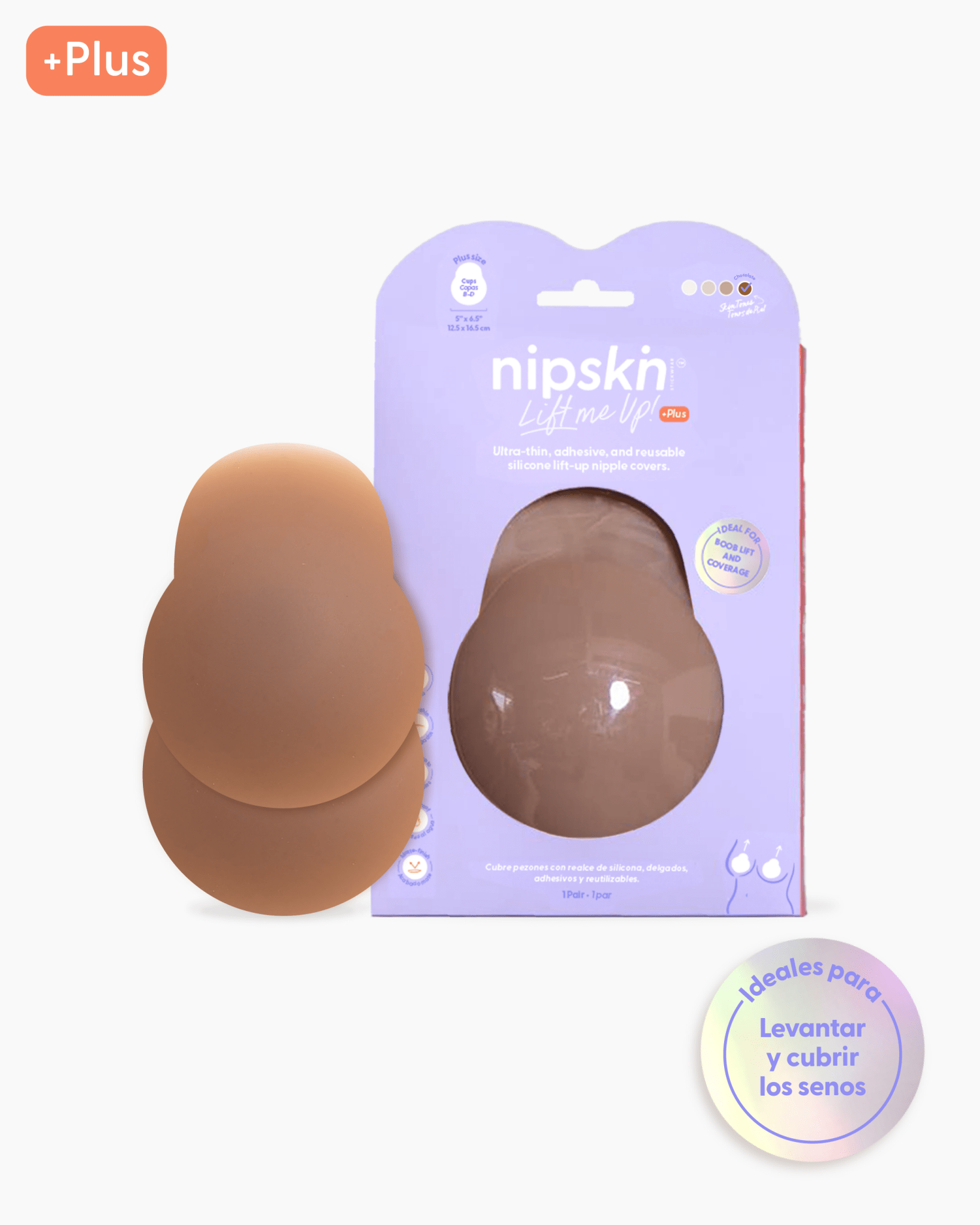 Copas Adhesivas en Silicona Para Levantar busto, Lift Me Up - Nipskin®