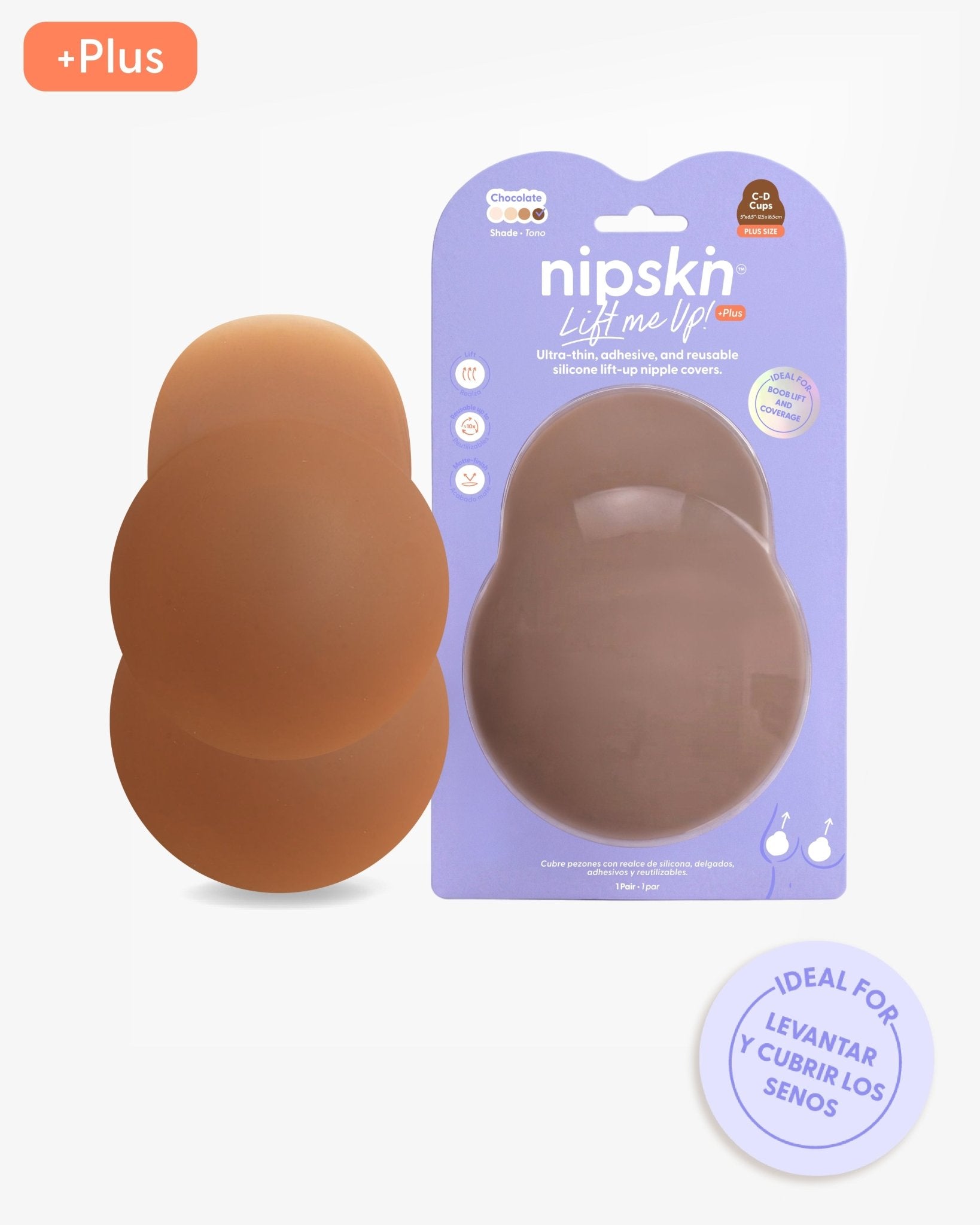 Copas Adhesivas en Silicona Para Levantar busto, Lift Me Up - Nipskin®