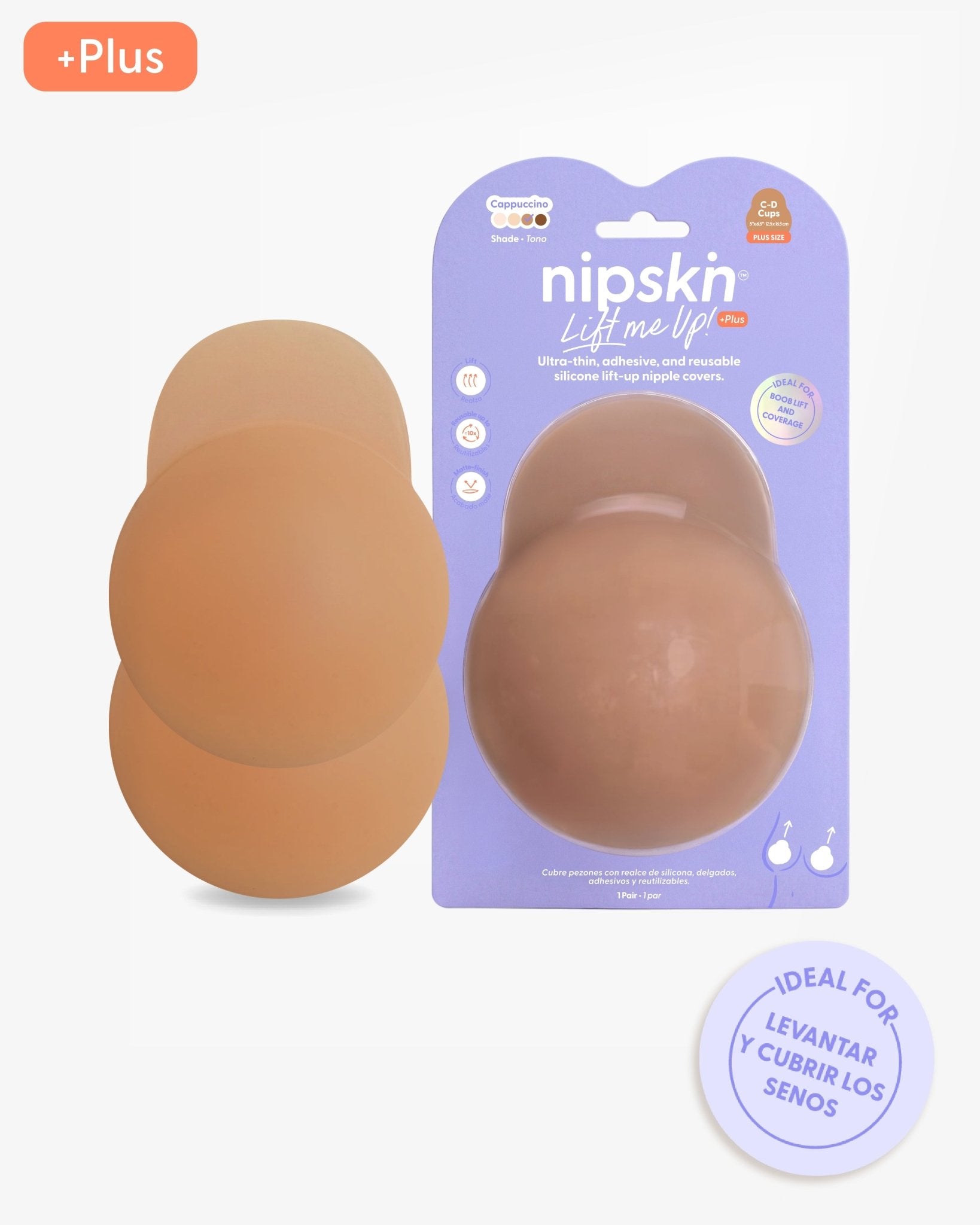 Copas Adhesivas en Silicona Para Levantar busto, Lift Me Up - Nipskin®