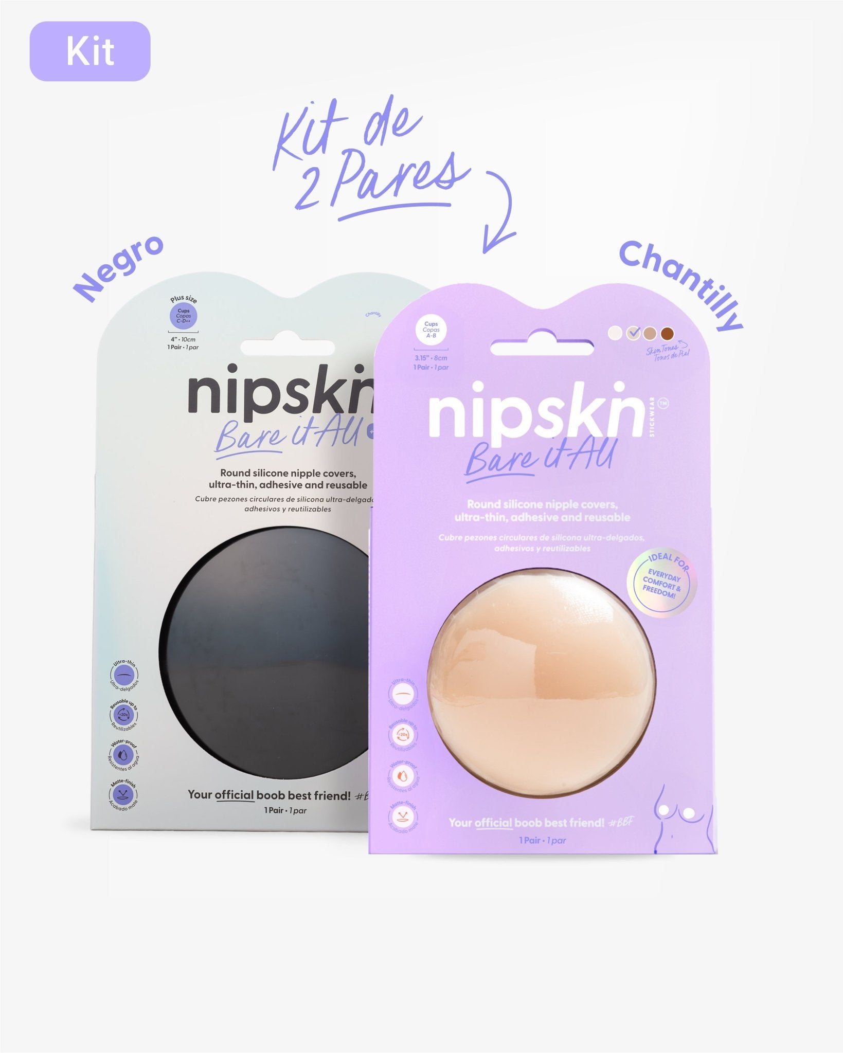 Copas de Silicona para Senos - Nipskin®