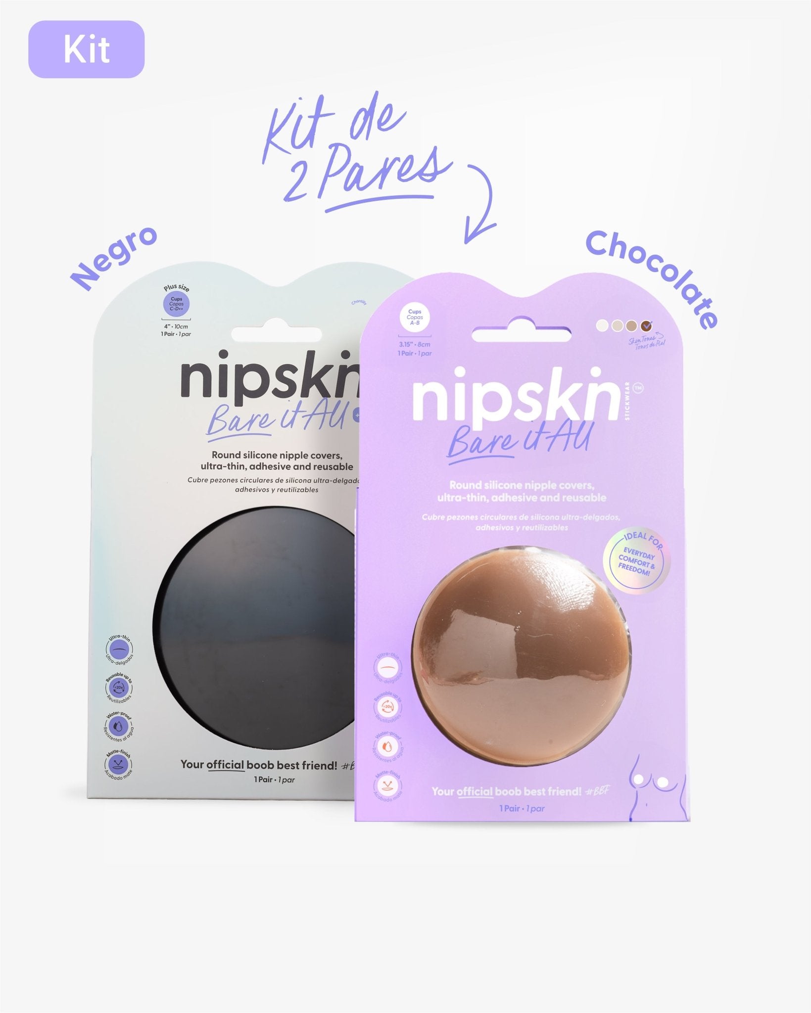 Copas de Silicona para Senos - Nipskin®