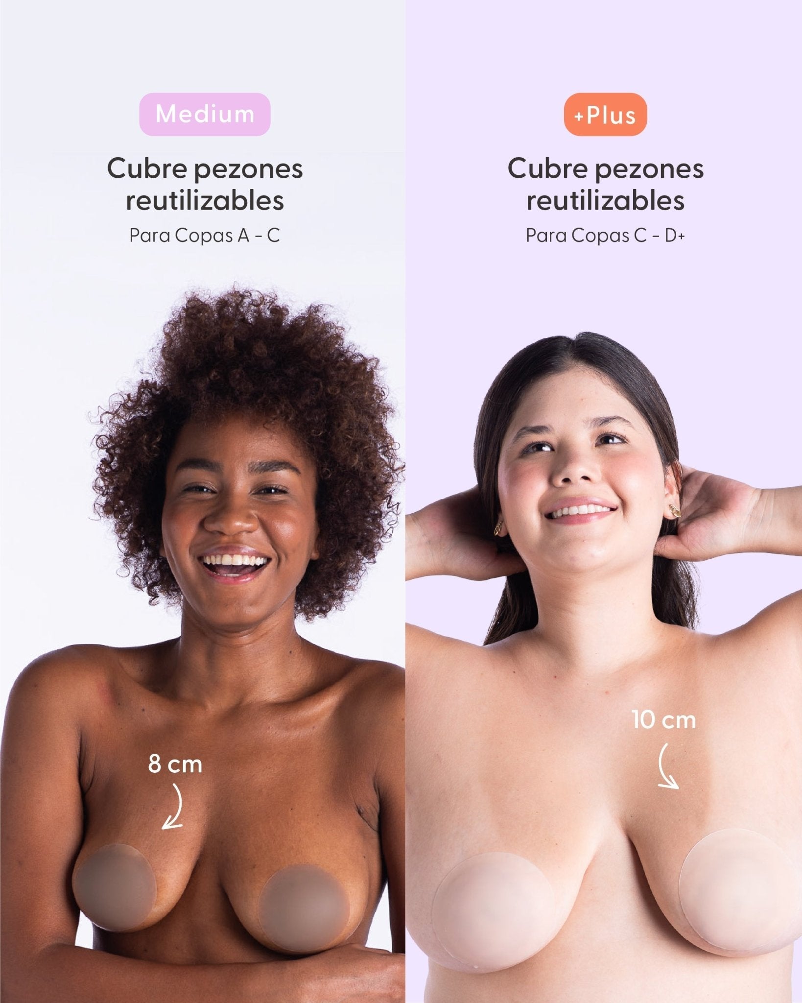Bare it All Negro Nipskin® del bundle — cubrepezón negro mate invisible bajo ropa oscura