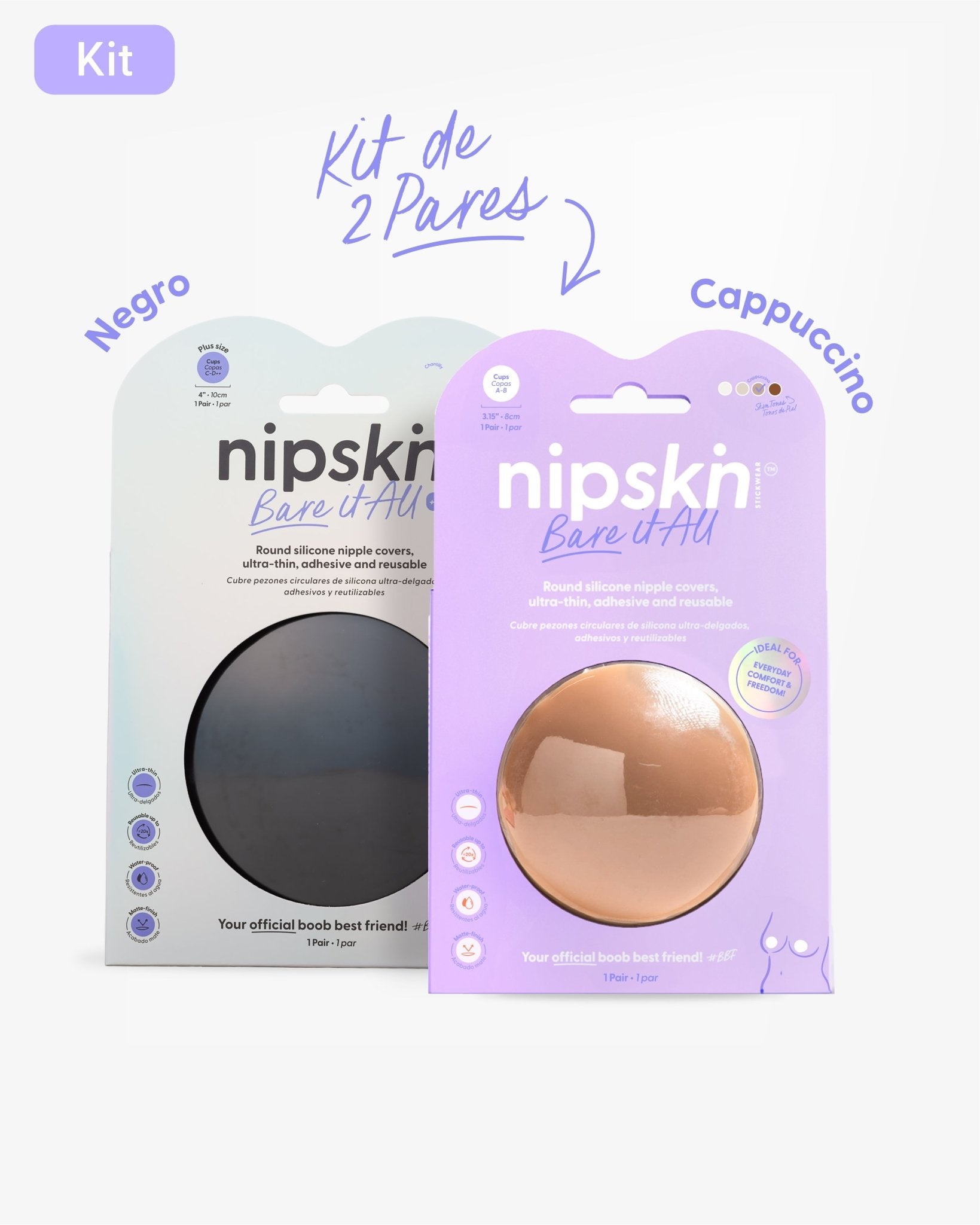 Copas de Silicona para Senos - Nipskin®