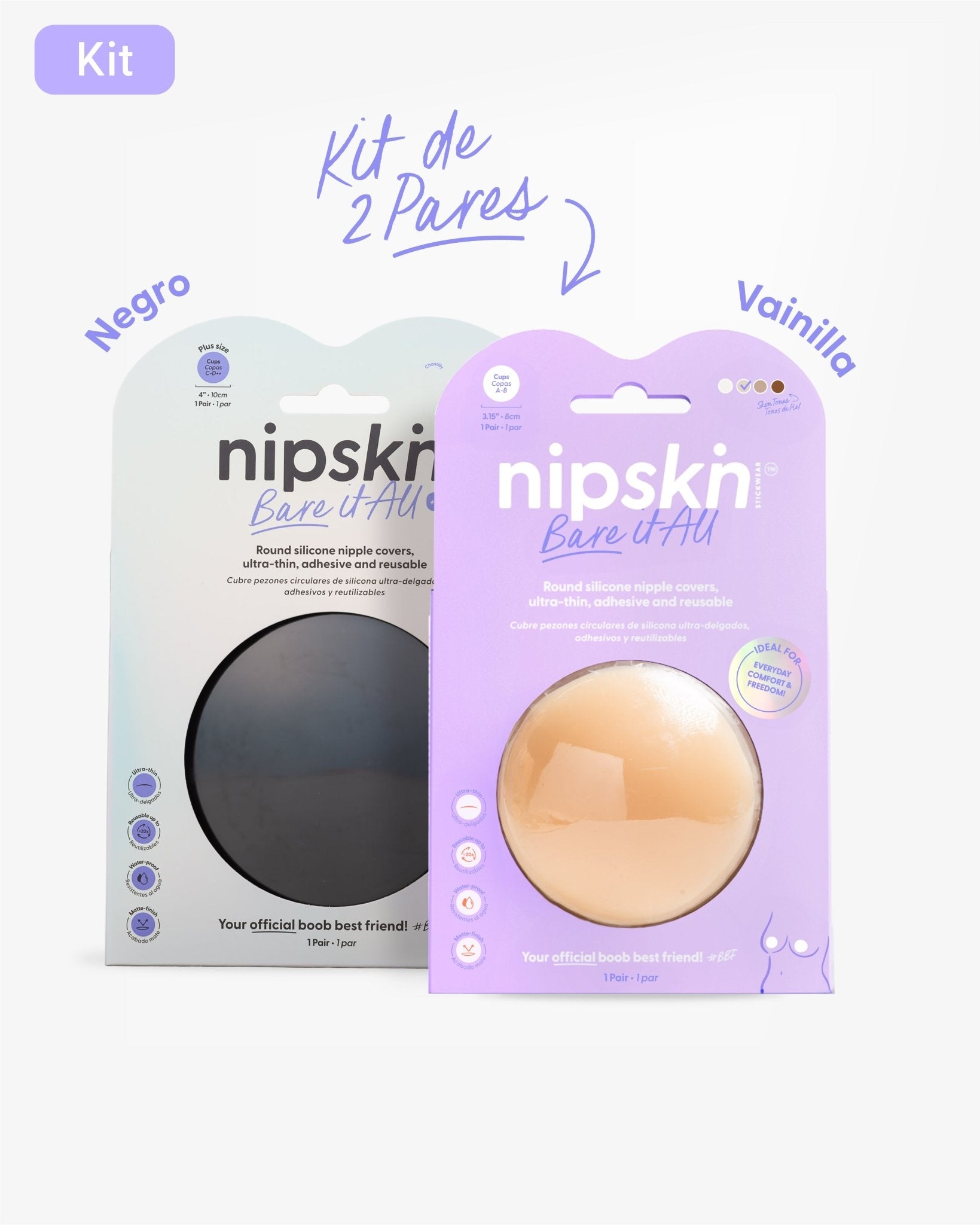 Copas de Silicona para Senos - Nipskin®