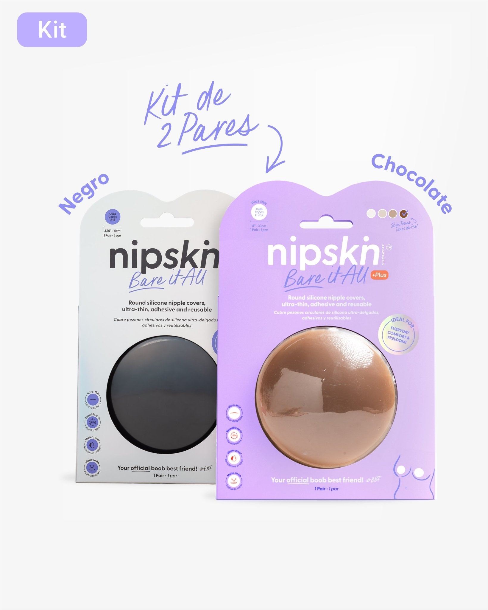 Copas de Silicona para Senos - Nipskin®
