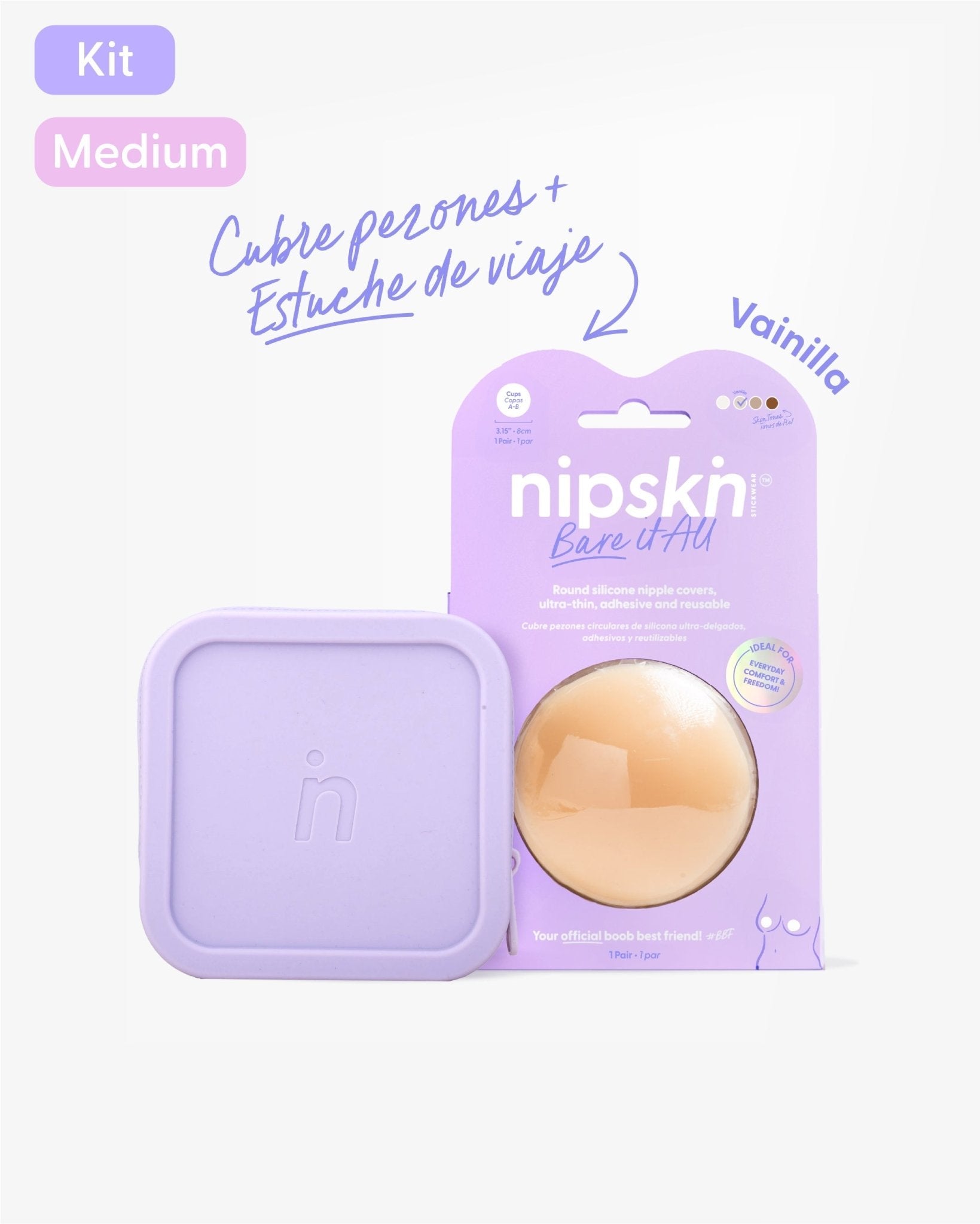 Cubrepezones de Silicona - Nipskin®