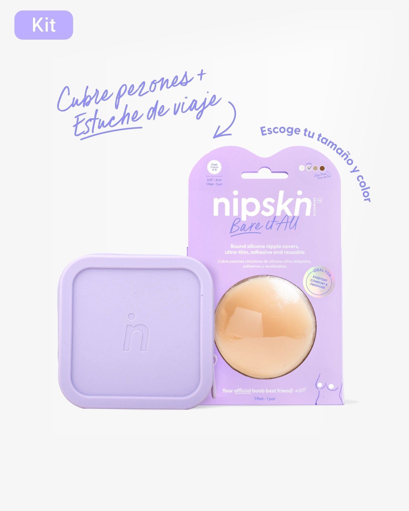 Cubrepezones de Silicona - Nipskin®