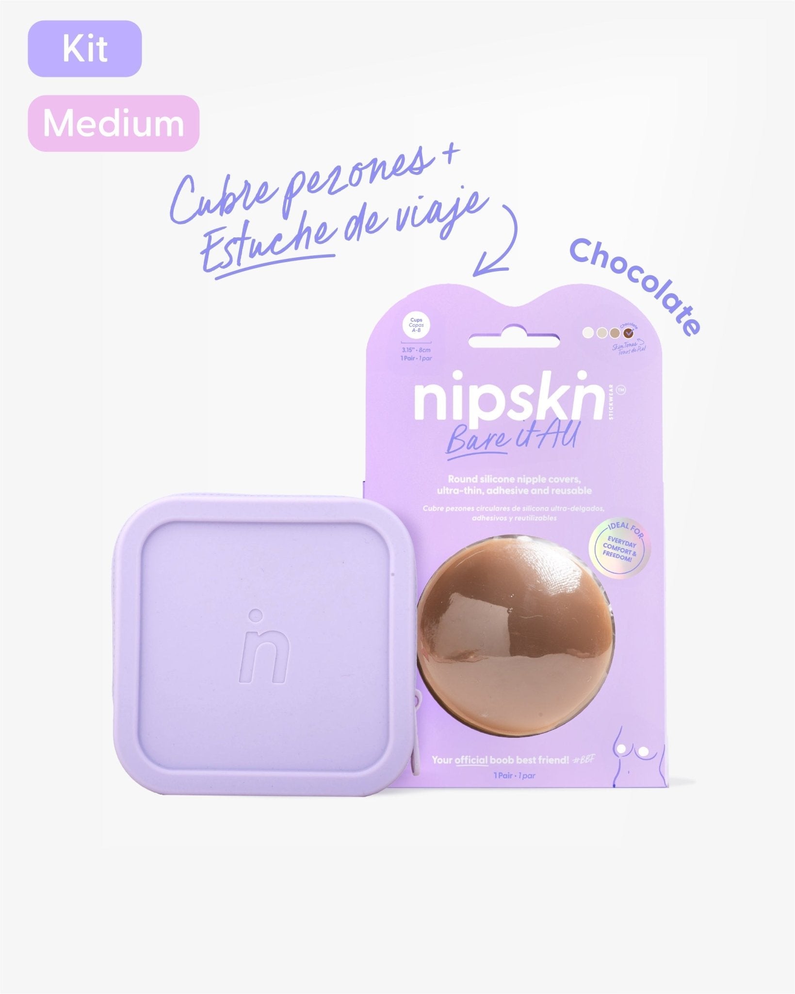 Cubrepezones de Silicona - Nipskin®