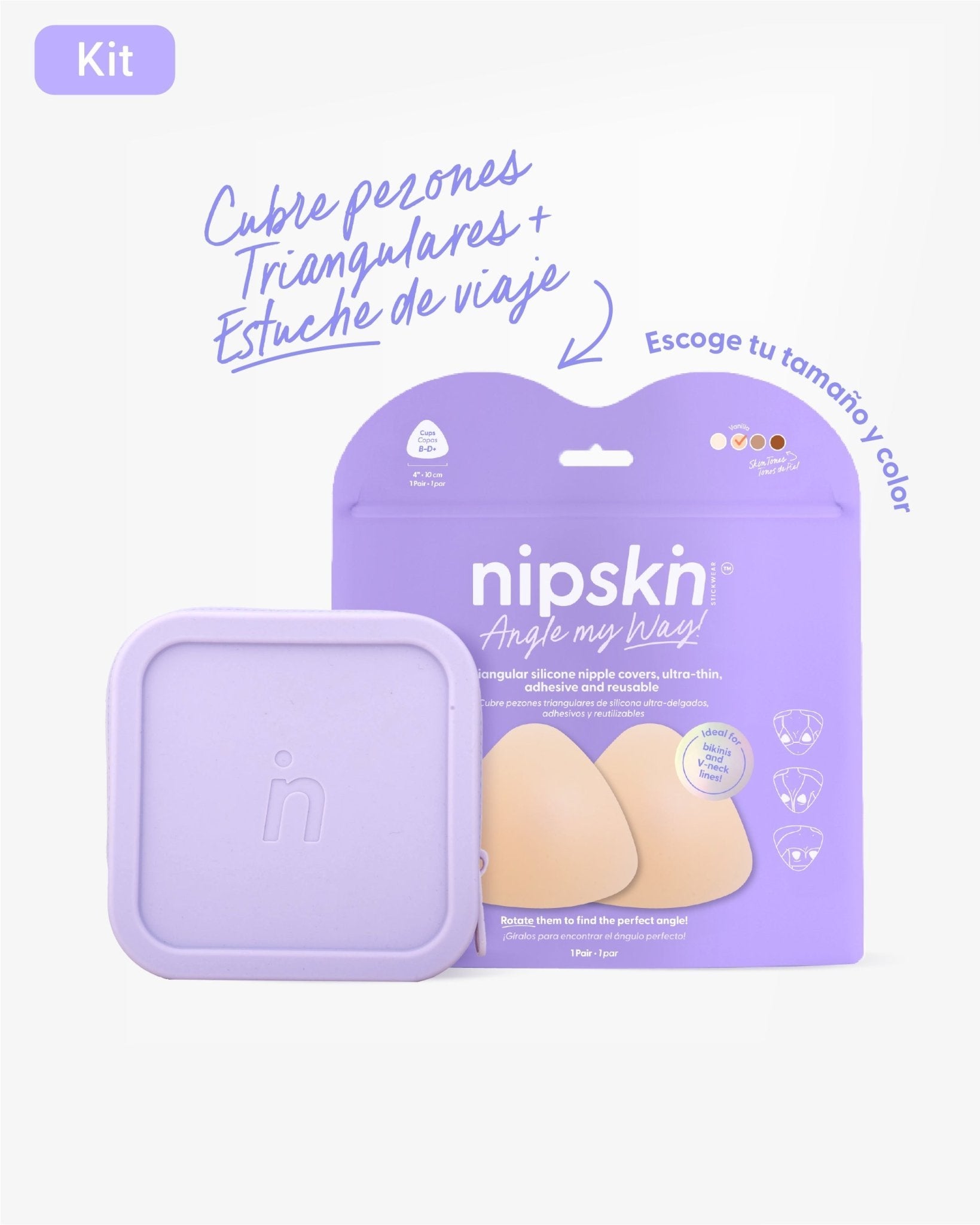 Cubrepezones de Silicona - Nipskin®