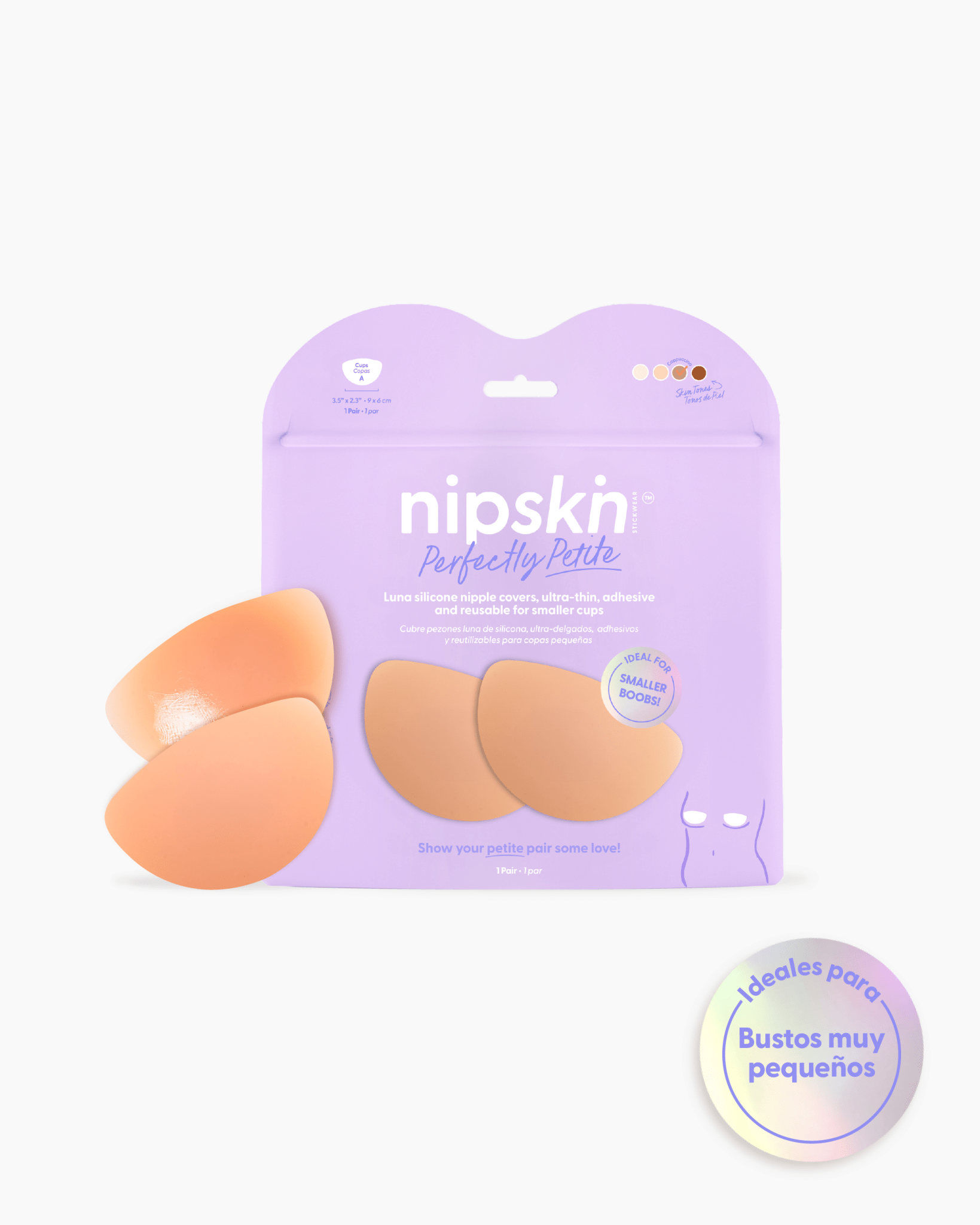 Cubre Pezones de Silicona para Senos Pequeños, Perfectly petite - Nipskin®