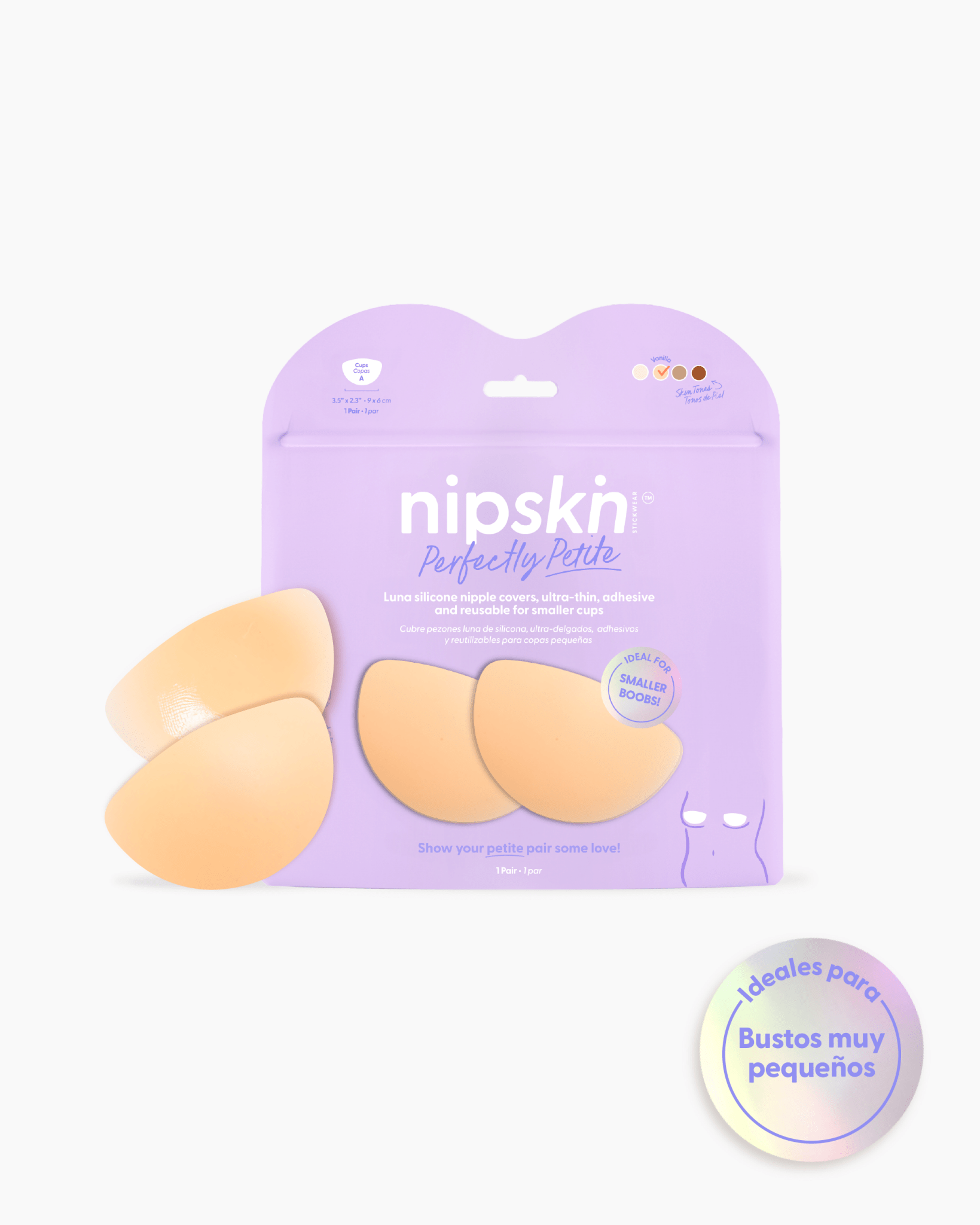 Cubre Pezones de Silicona para Senos Pequeños, Perfectly petite - Nipskin®