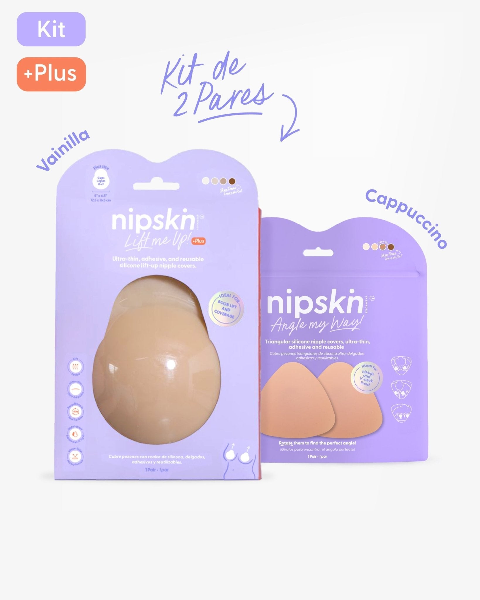 Cubrepezones de Silicona - Nipskin®